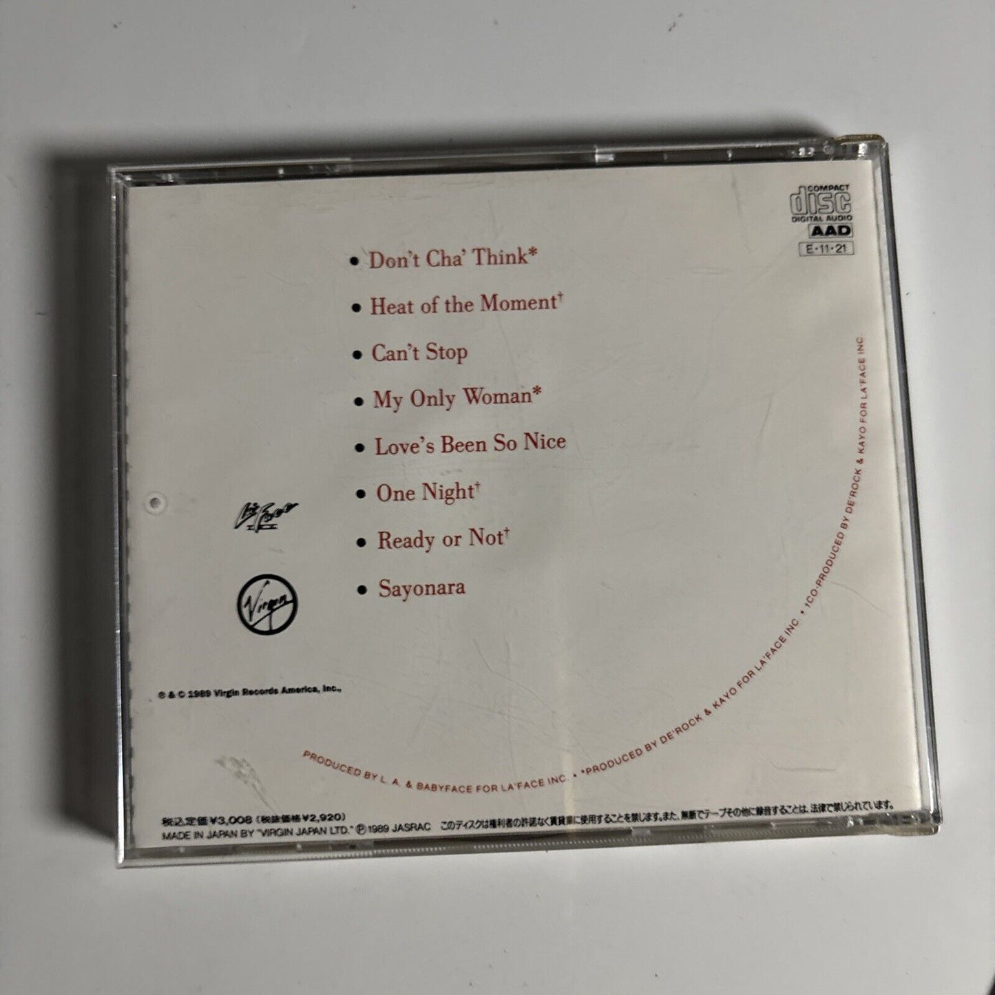 After 7 – After 7 (CD, 1989) vjd-32249 Japan