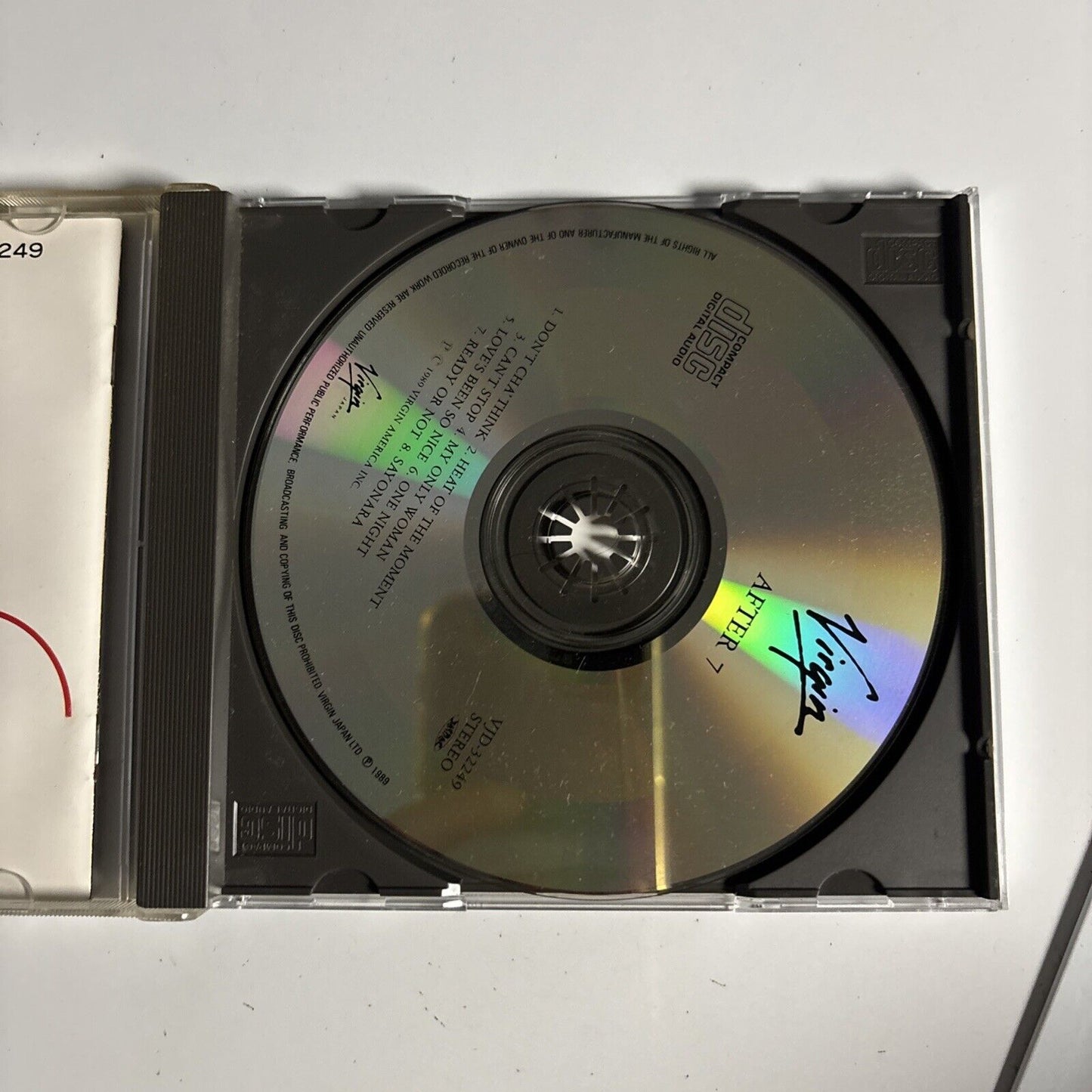 After 7 – After 7 (CD, 1989) vjd-32249 Japan