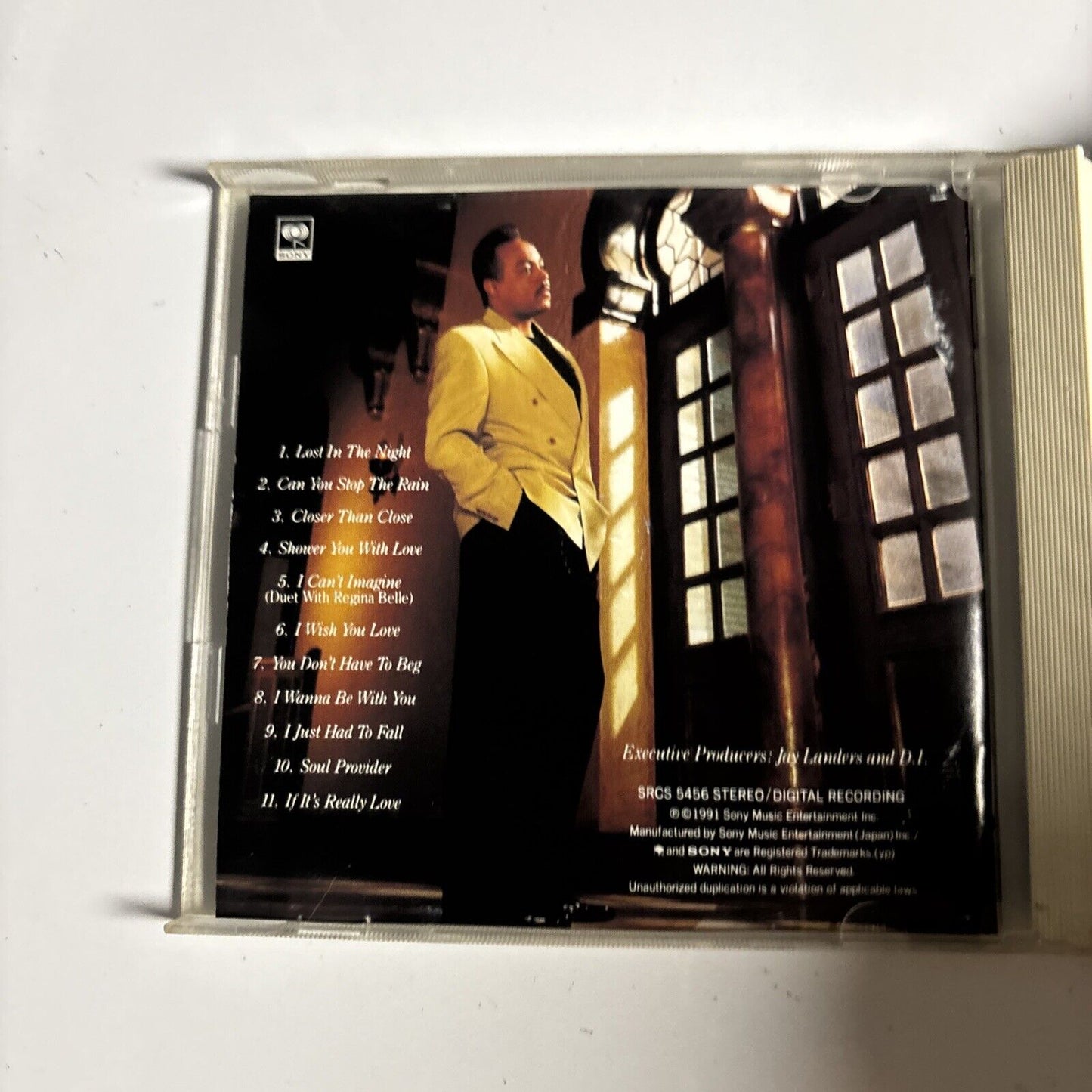Peabo Bryson – Can You Stop The Rain (CD, 1991) srcs-5456 Japan