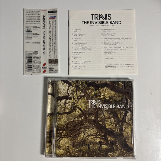 Travis – The Invisible Band (CD, 2001) esca-8325 Japan obi