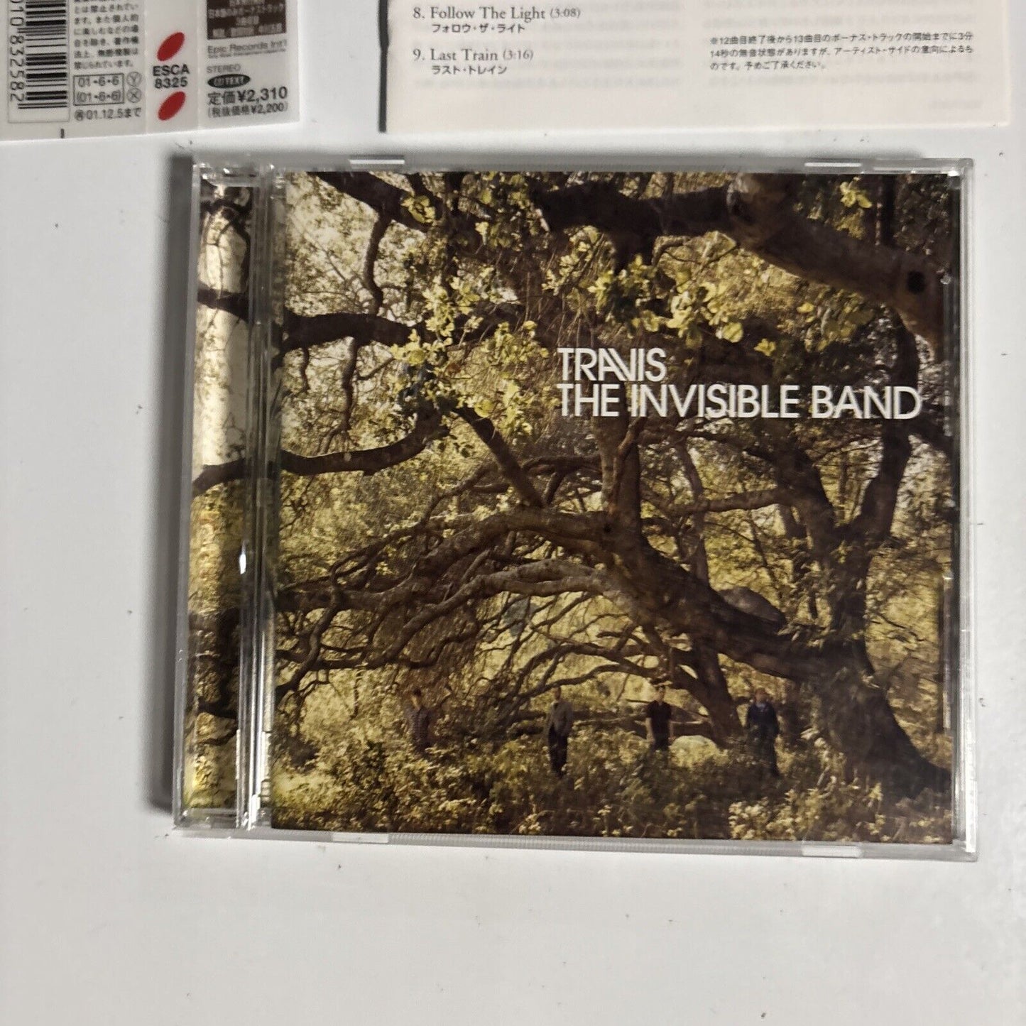 Travis – The Invisible Band (CD, 2001) esca-8325 Japan obi