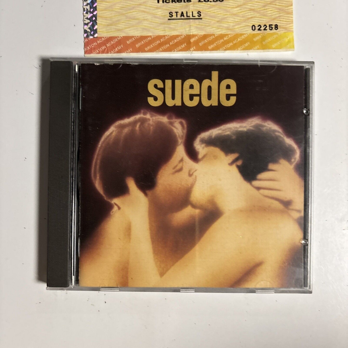 Suede – Suede (CD, 1993) NUDE 1CD  Concert Ticket