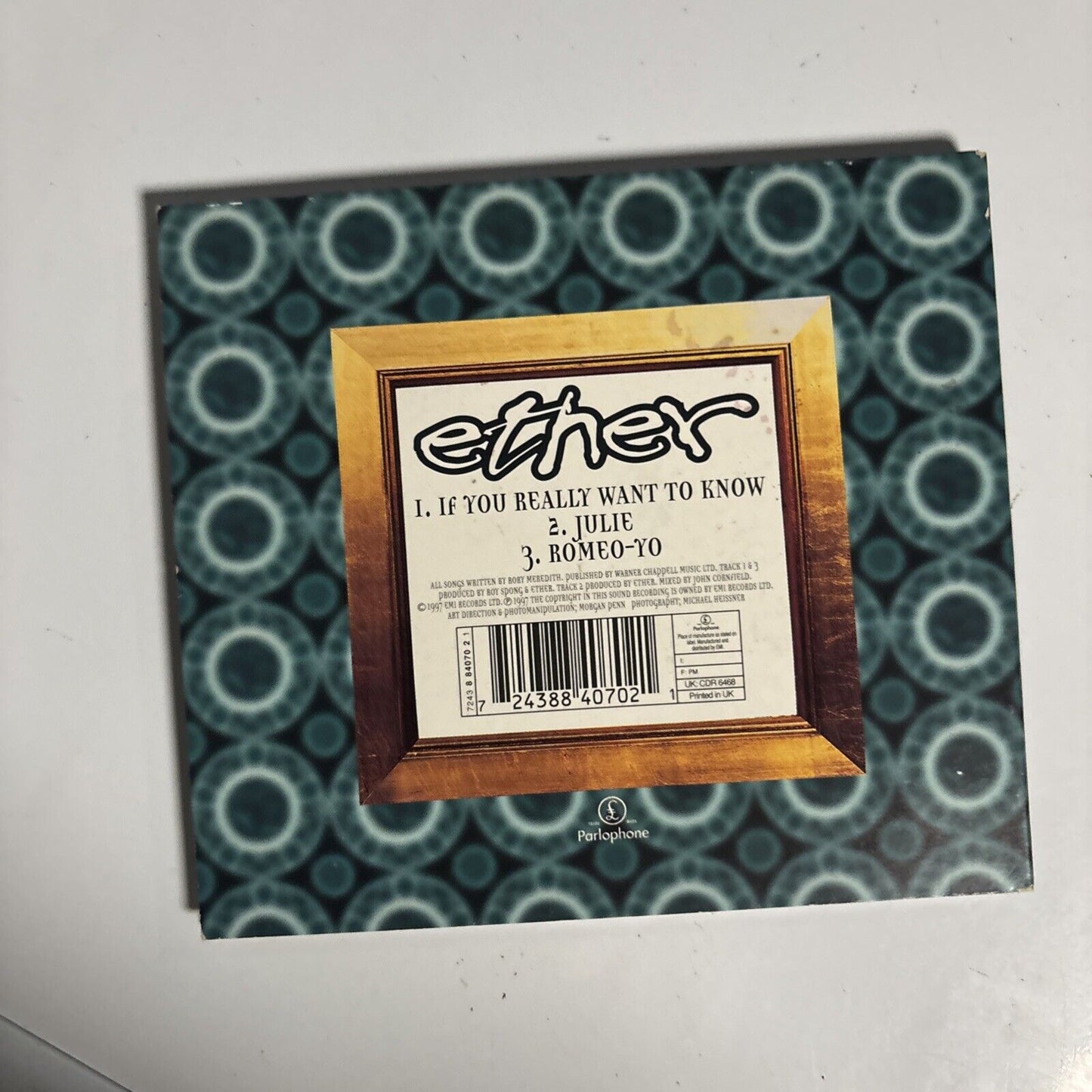 Ether – If You Really Want To Know (CD, 1997) 8840702