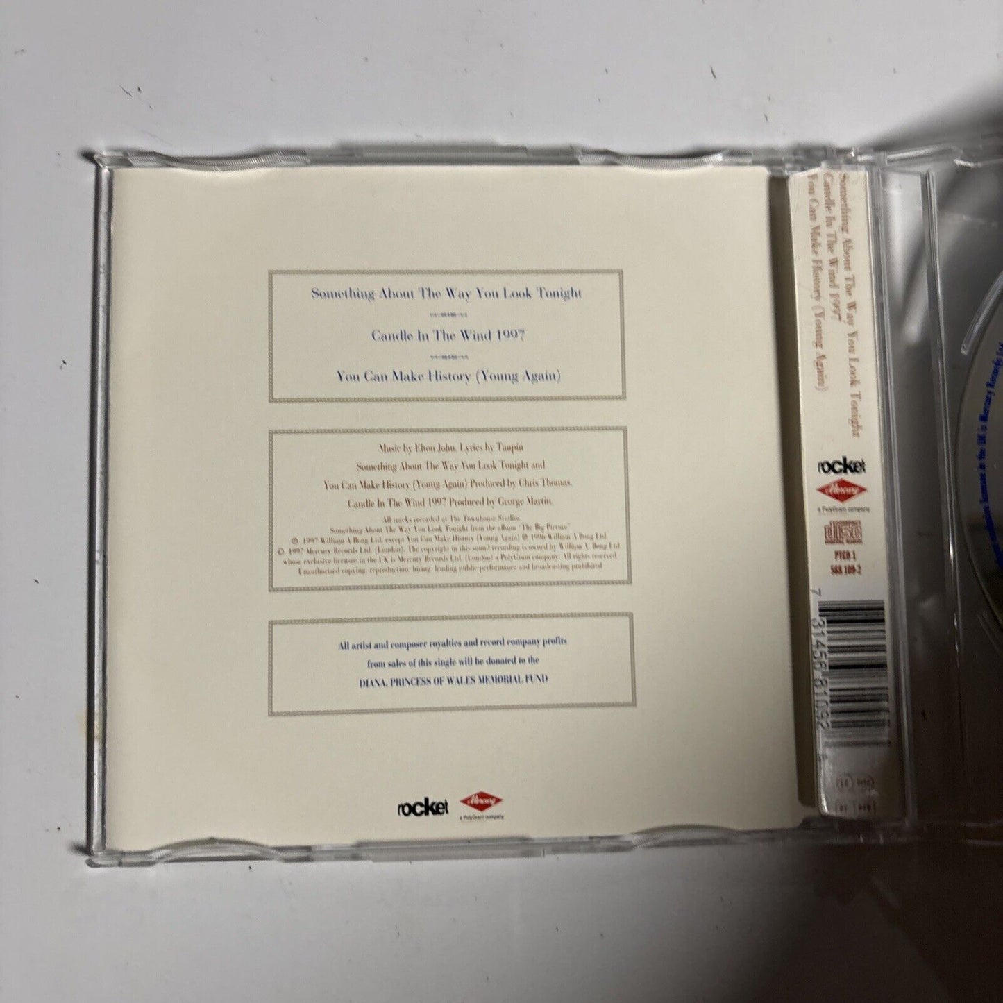 Elton John - Something About The Way You Look Tonight / Candle In The Wind CD