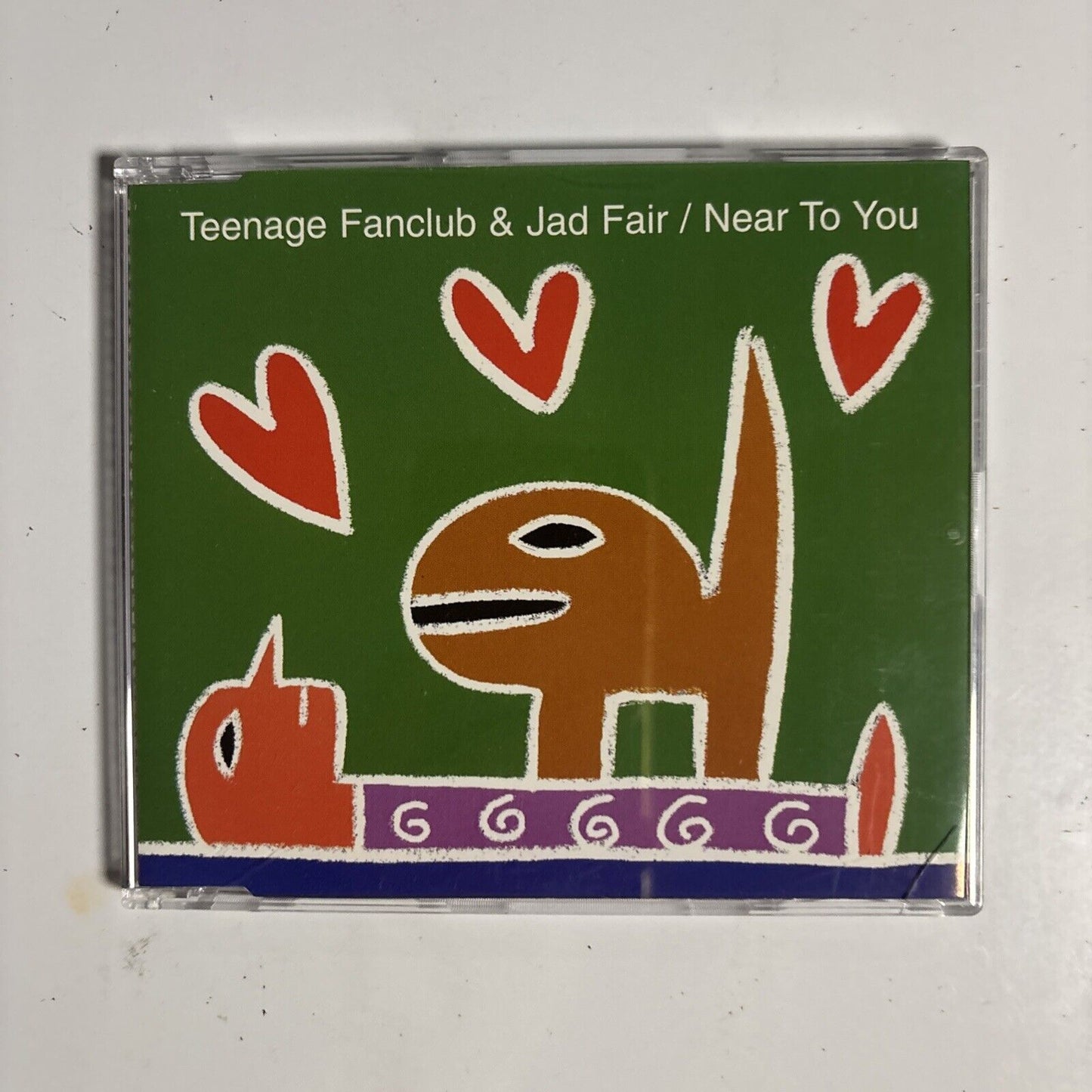 Teenage Fanclub & Jad Fair – Near To You (CD, 2002) GEOG13CD