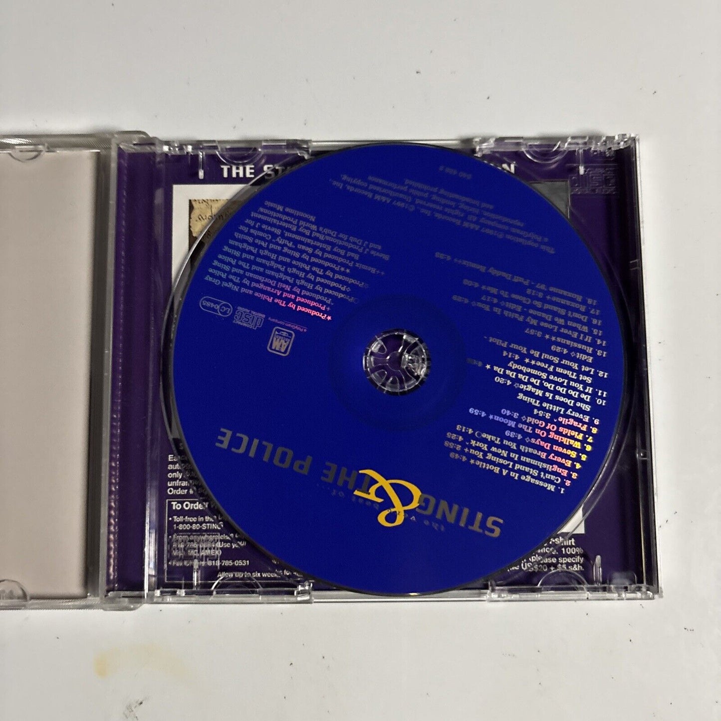 Sting & The Police – The Very Best Of Sting & The Police (CD, 1997) 540 428 2