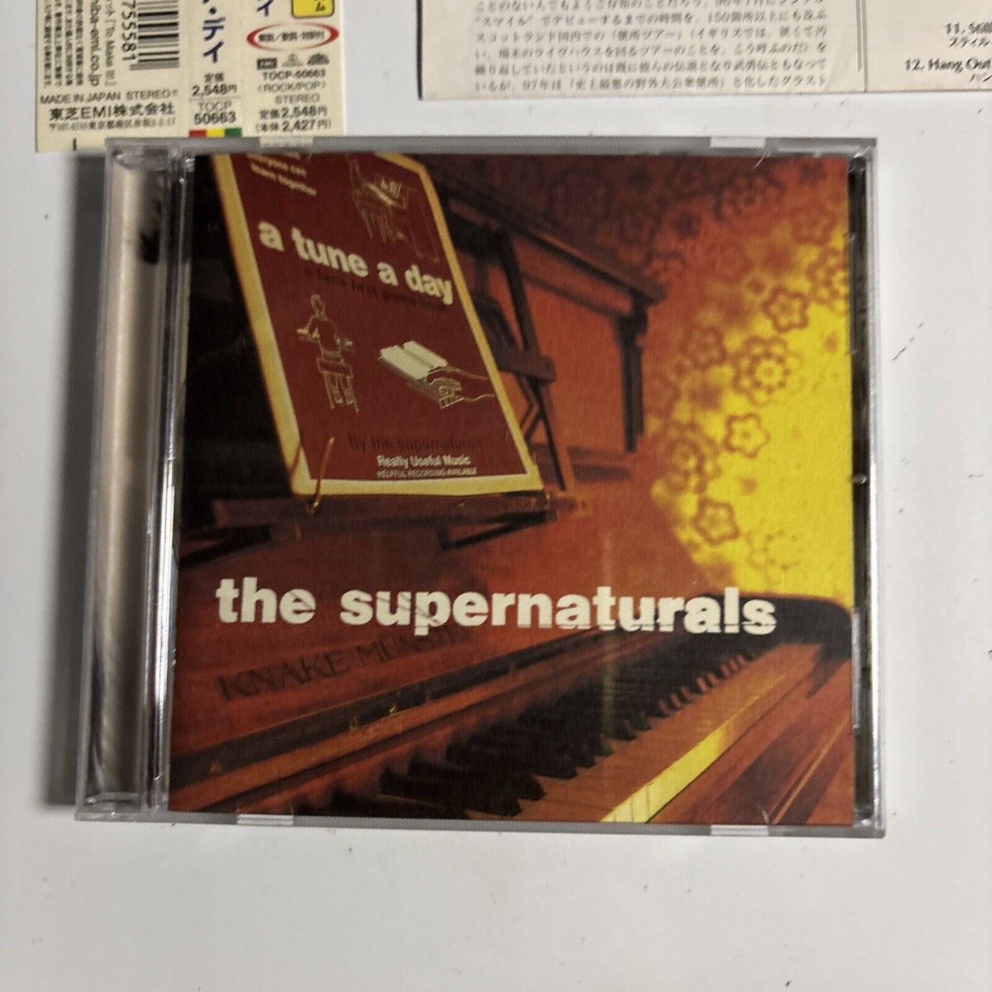 The Supernaturals – A Tune A Day (CD, 1998) tocp-50663 Japan obi
