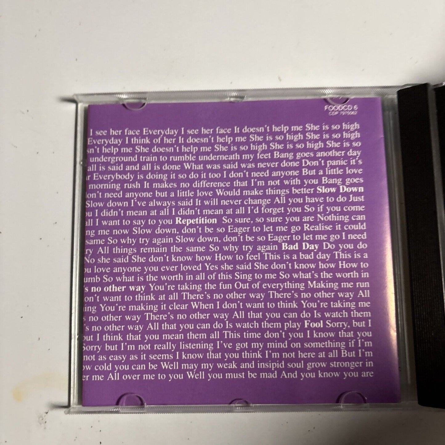 Blur – Leisure (CD, 1991) FOODCD 6