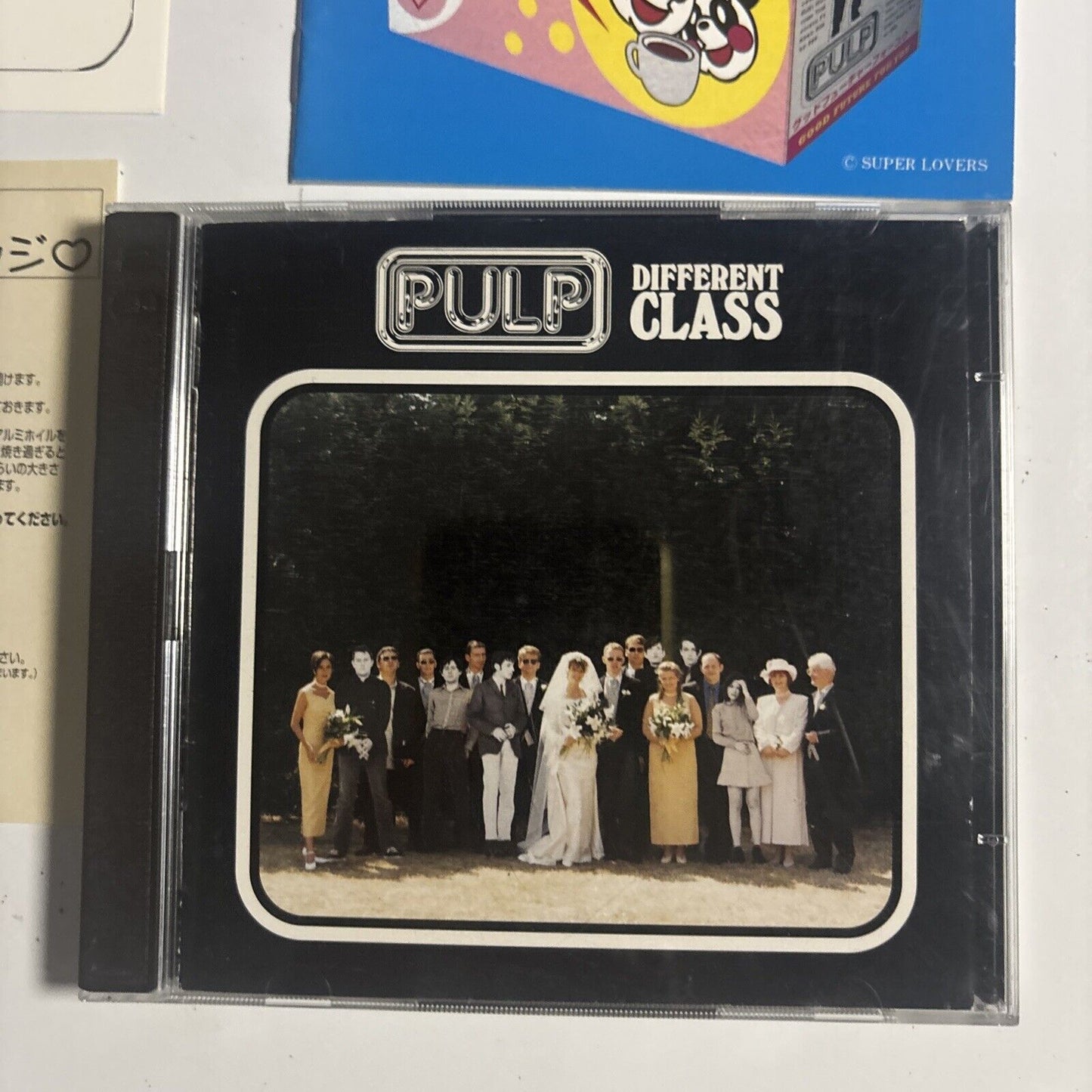 Pulp – Different Class (CD, 1996) phcr-14001/2 Japan sticker