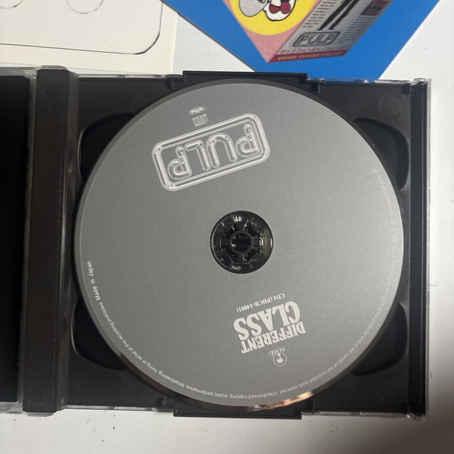Pulp – Different Class (CD, 1996) phcr-14001/2 Japan sticker