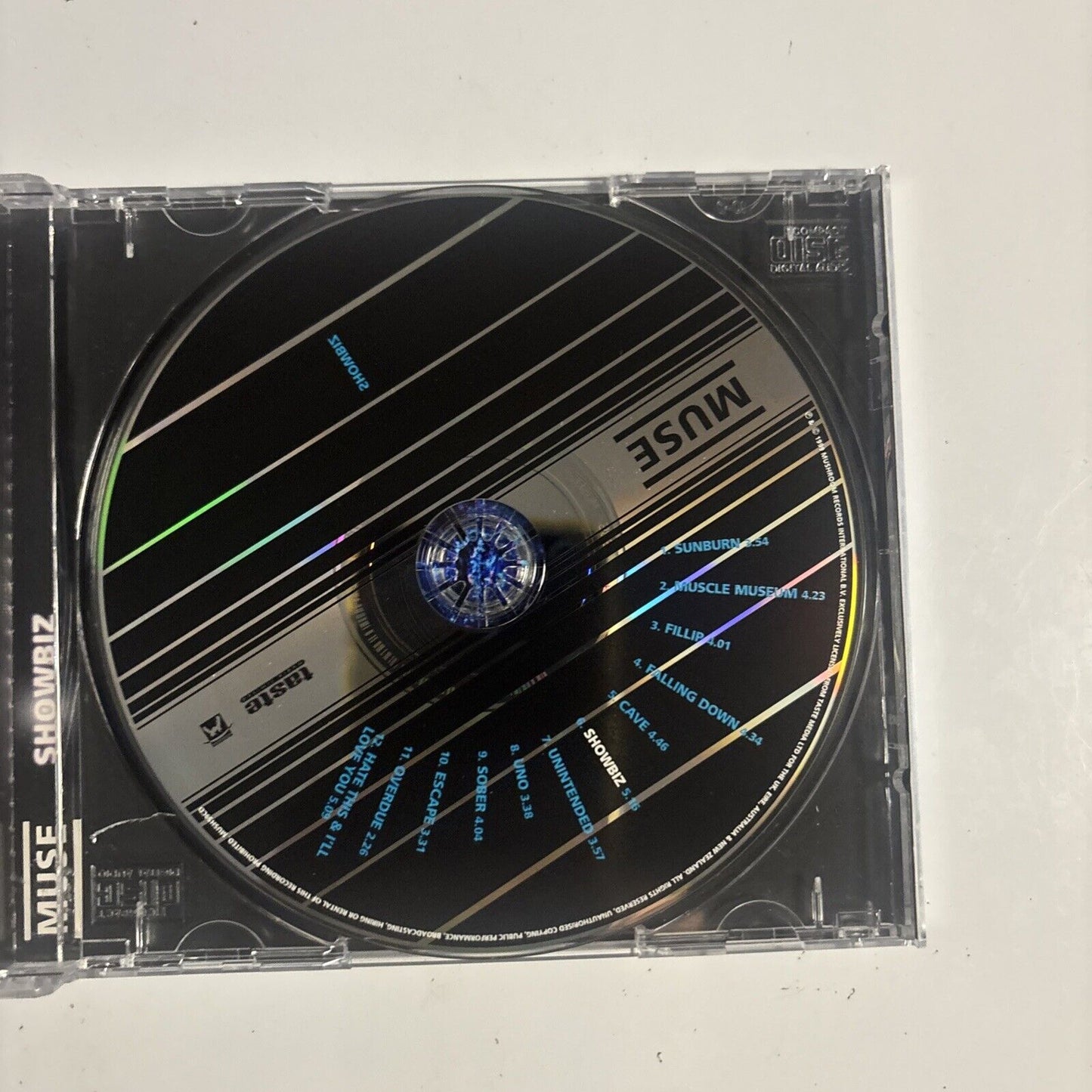 Muse – Showbiz (CD, 2000) MUSH59CD