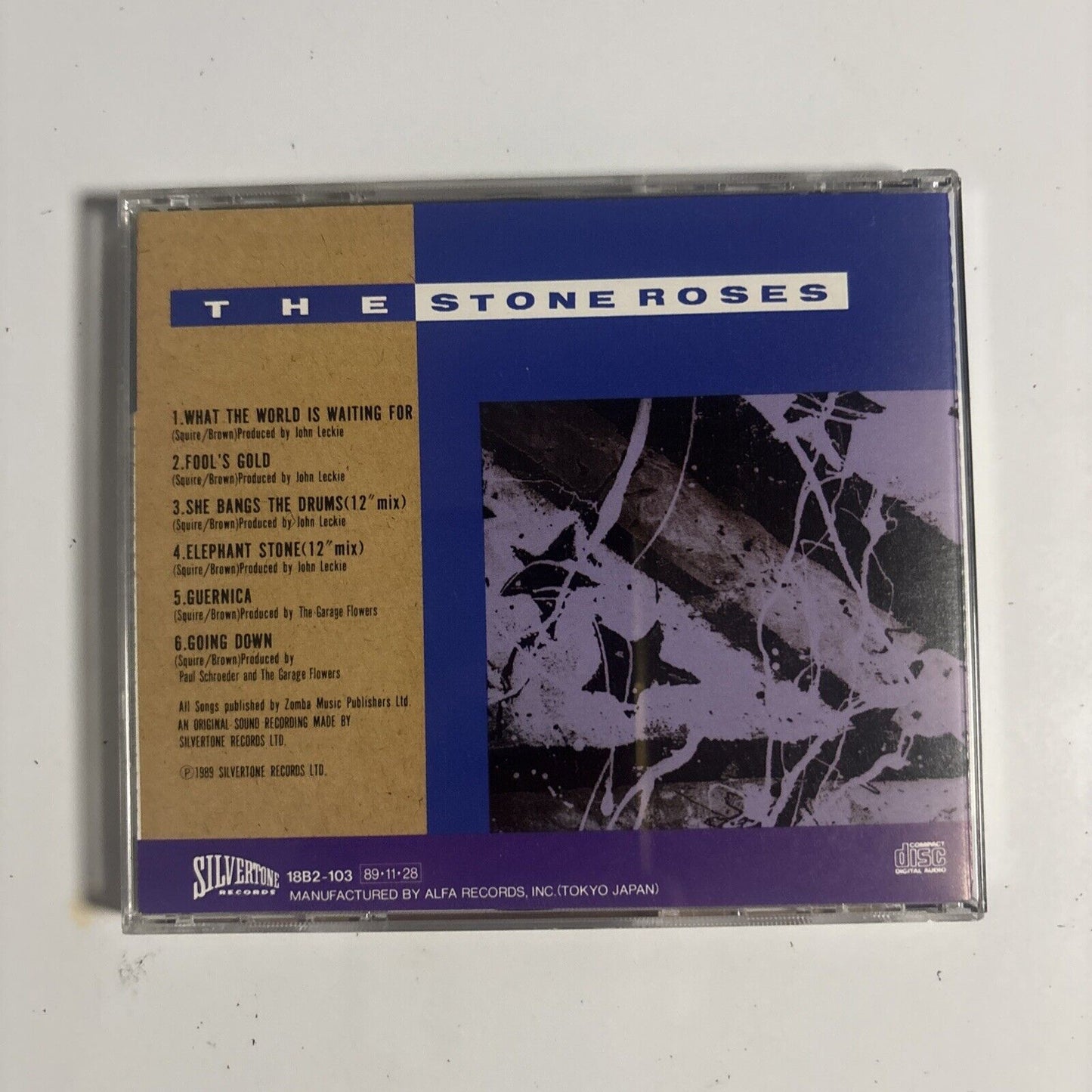 The Stone Roses – What The World Is Waiting For (CD, 1989) 18b2-103  Japan
