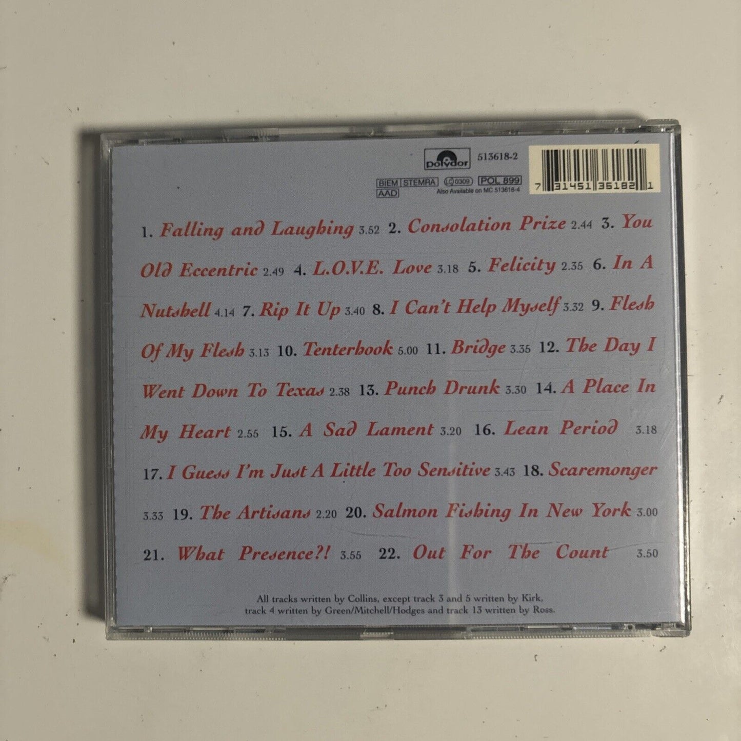 Orange Juice – The Very Best Of Orange Juice (CD, 1988) 513 618-2