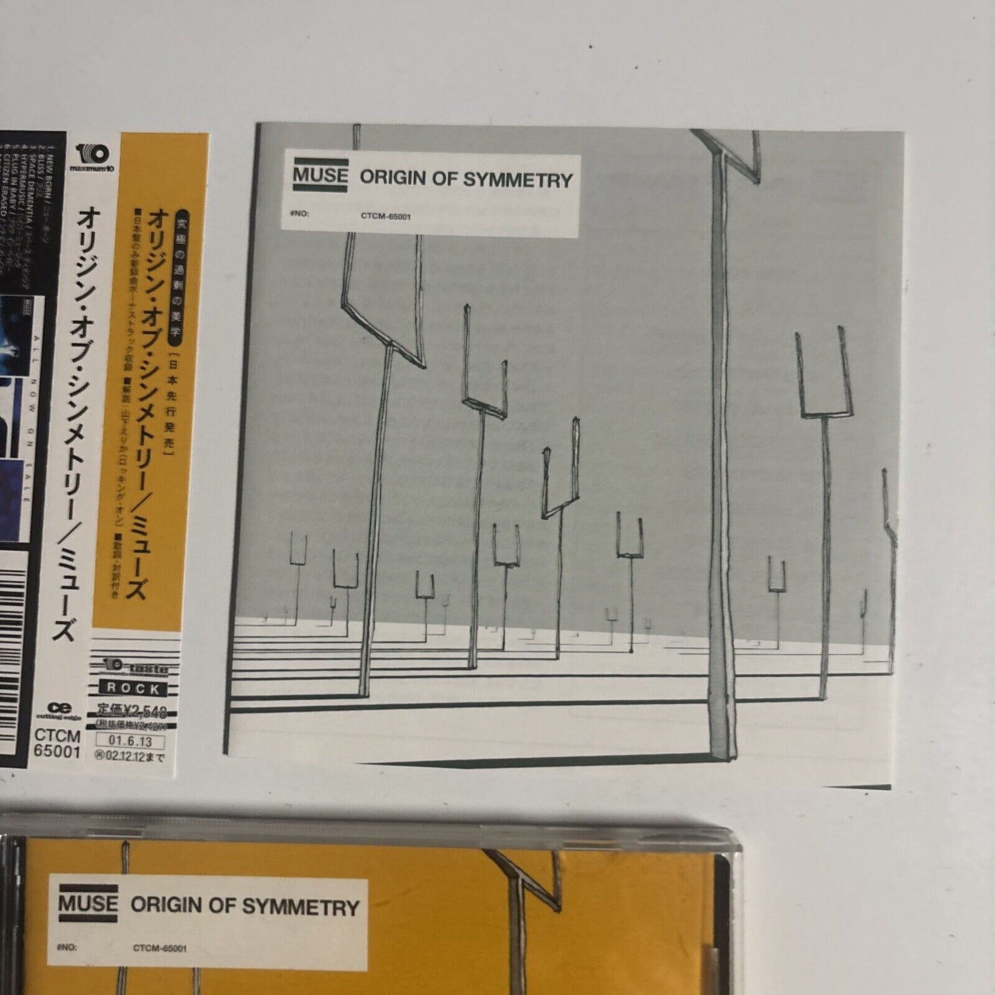 Muse – Origin Of Symmetry (CD, 2001) ctcm-65001 Japan obi, promo
