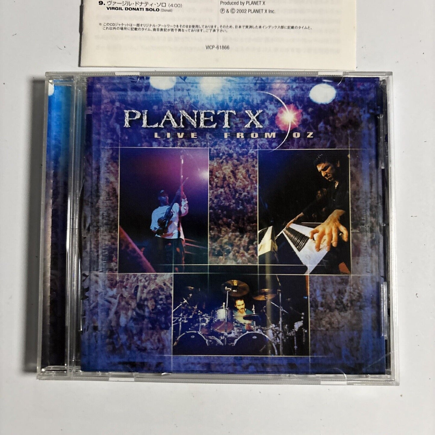 Planet X – Live From Oz (CD, 2002) vicp-61866 Japan