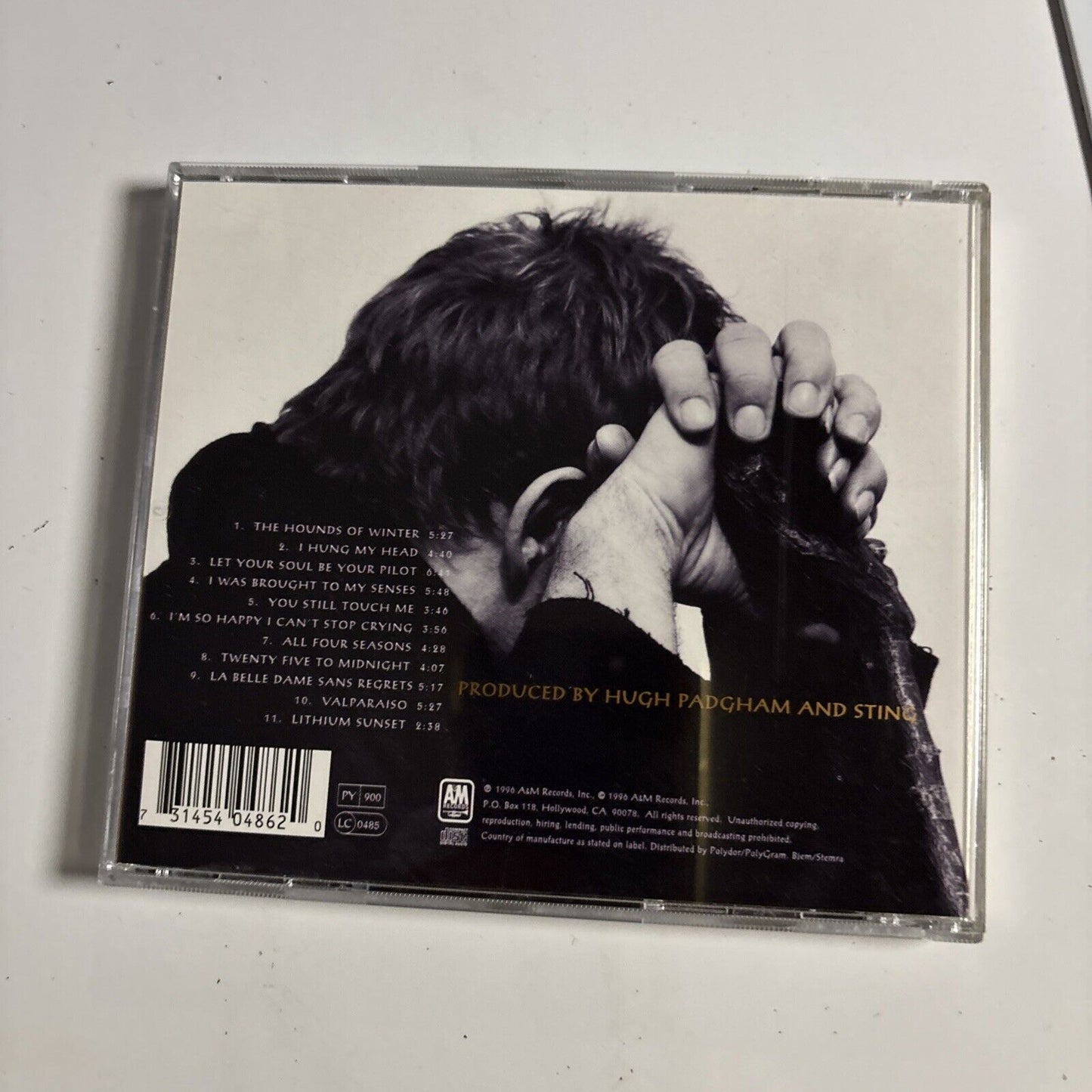 Sting – Mercury Falling (CD, 1996) 540 486 2
