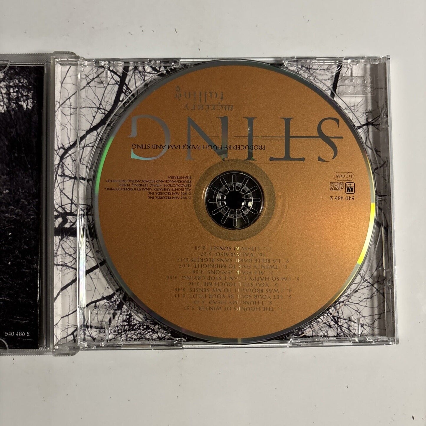 Sting – Mercury Falling (CD, 1996) 540 486 2