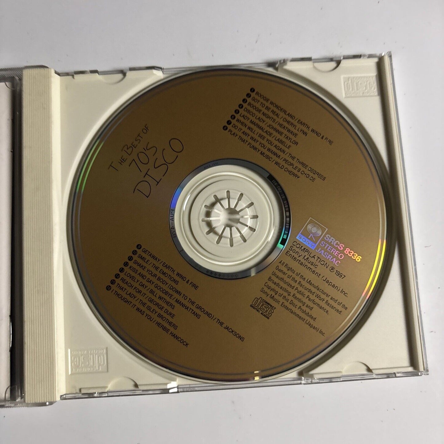 The Best Of 70's Disco (CD, 1997) srcs-8336 Japan obi