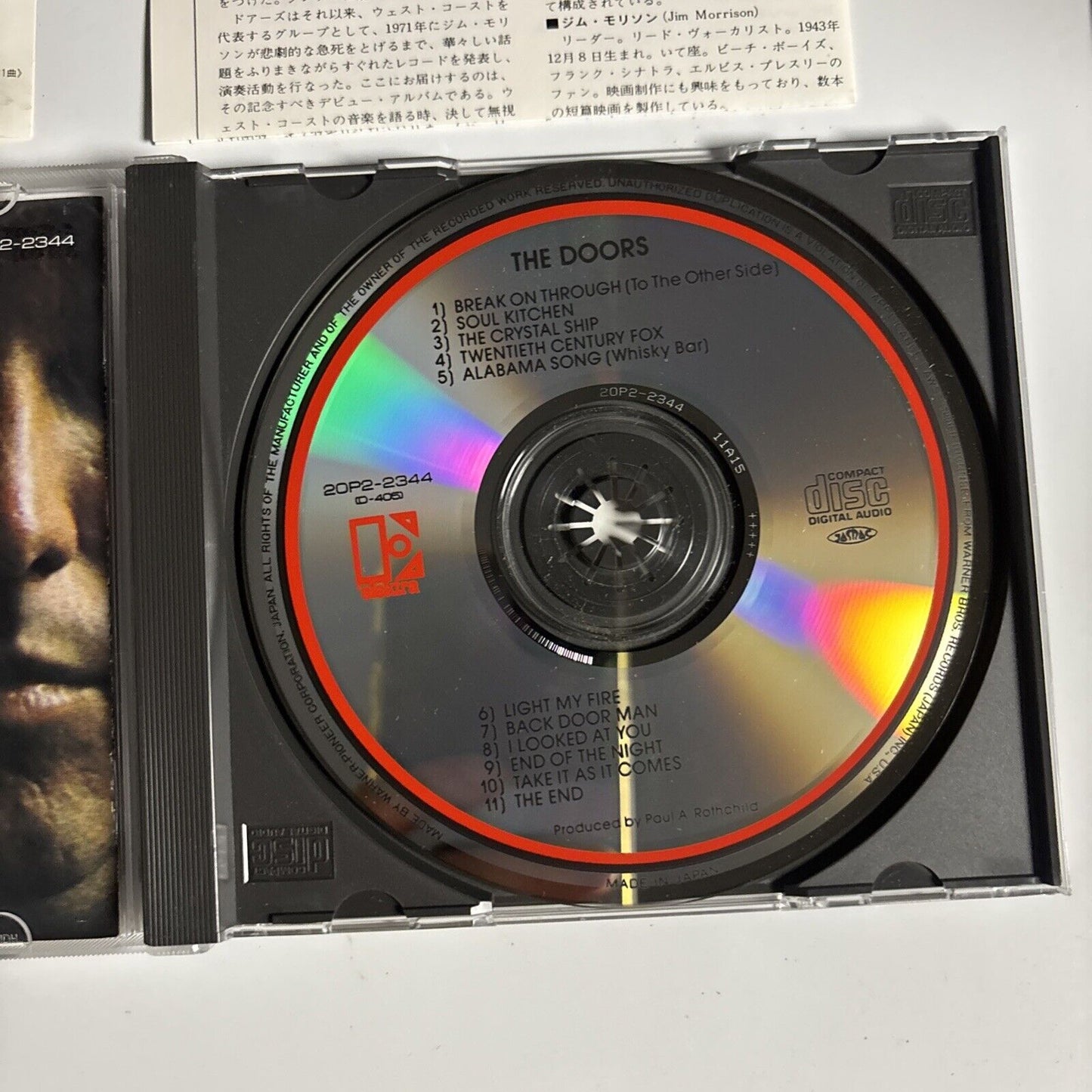 The Doors – The Doors (CD, 1967) 20p2-2344 Japan obi
