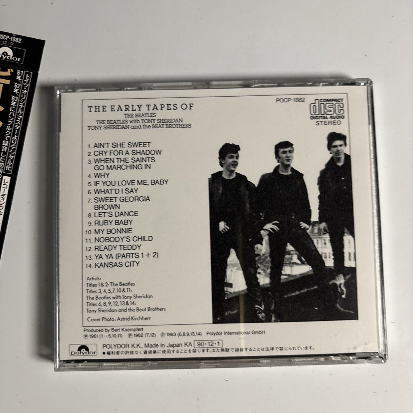 The Beatles Tony Sheridan The Beat Brothers – The Early Tapes Of (CD 1990) Japan