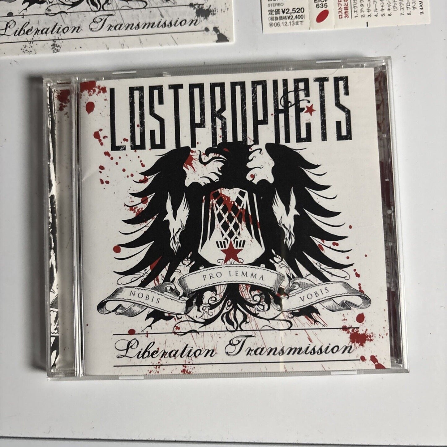 Lostprophets – Liberation Transmission (CD, 2006) eicp-635 Japan obi