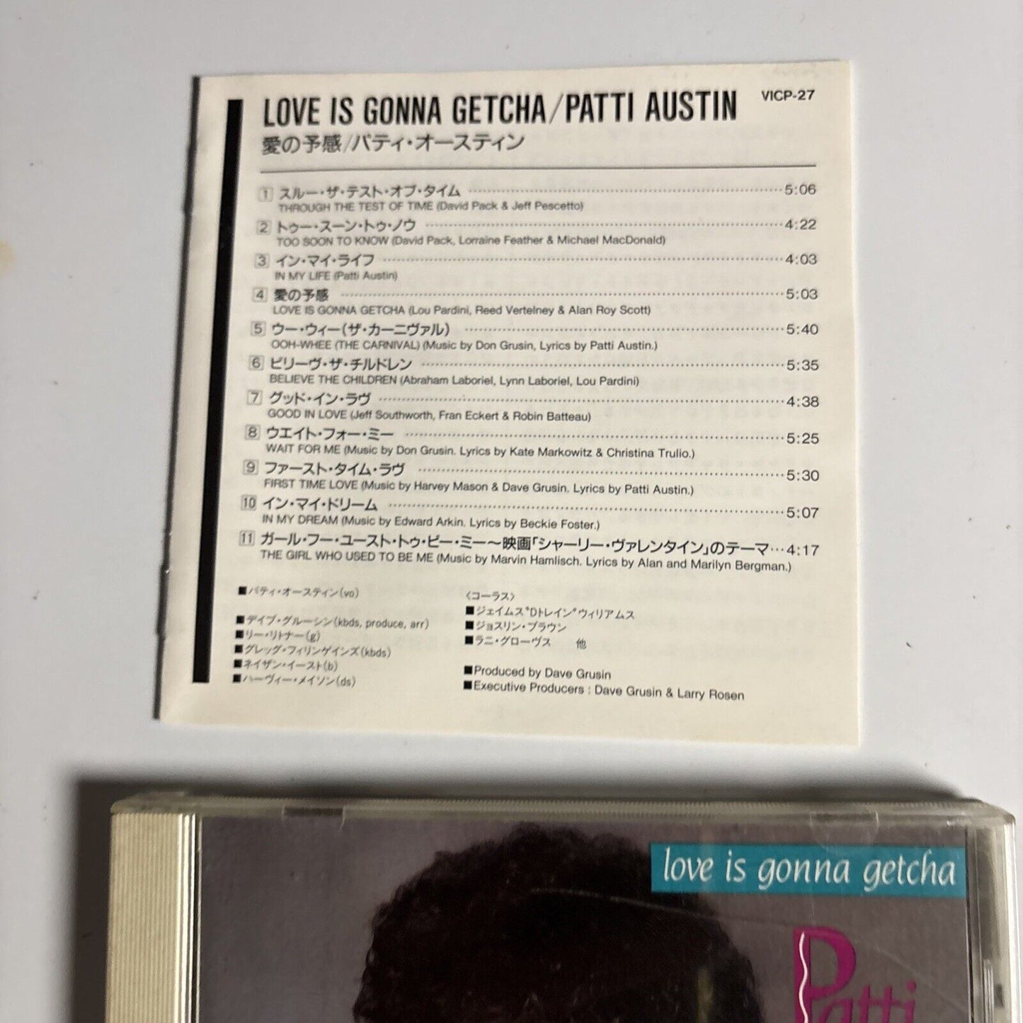 Patti Austin – Love Is Gonna Getcha (CD, 1990) vicp-27 Japan