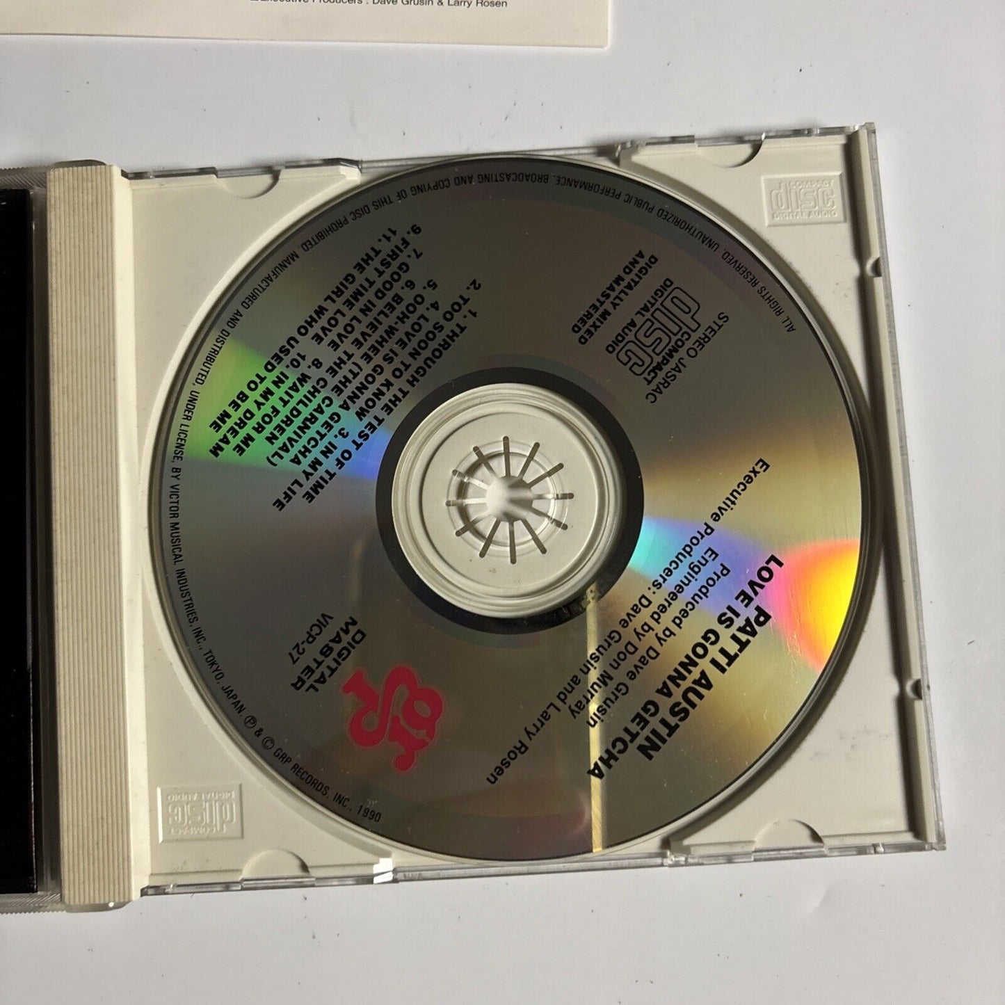 Patti Austin – Love Is Gonna Getcha (CD, 1990) vicp-27 Japan