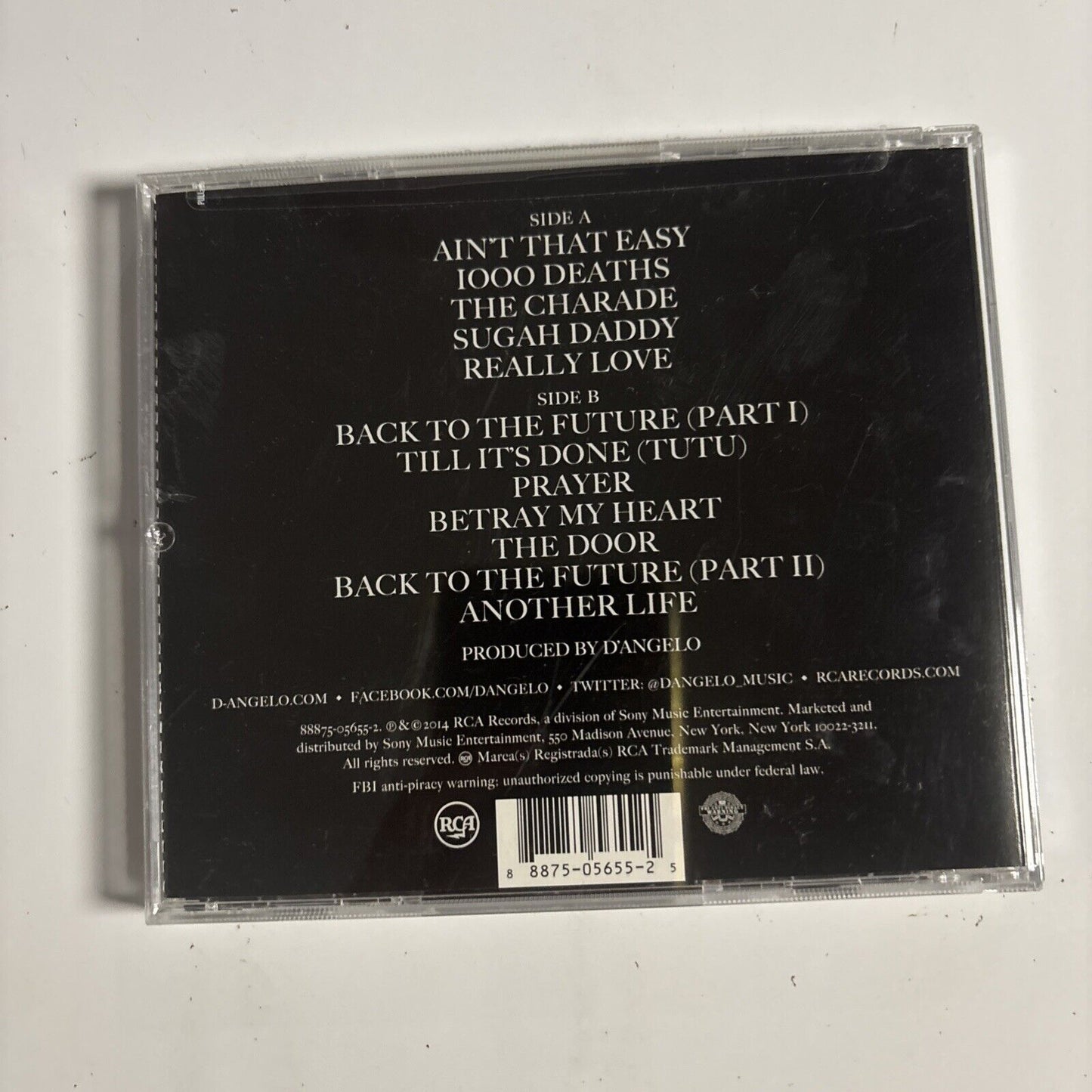 D'Angelo And The Vanguard – Black Messiah (CD, 2014)