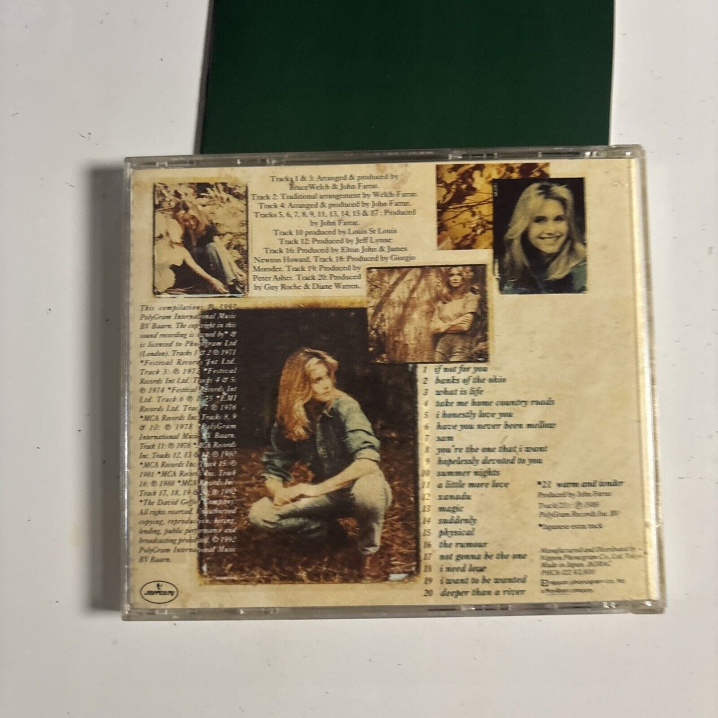 Olivia Newton-John Back To Basics: The Essential Collection 1971-1992 (CD) Japan
