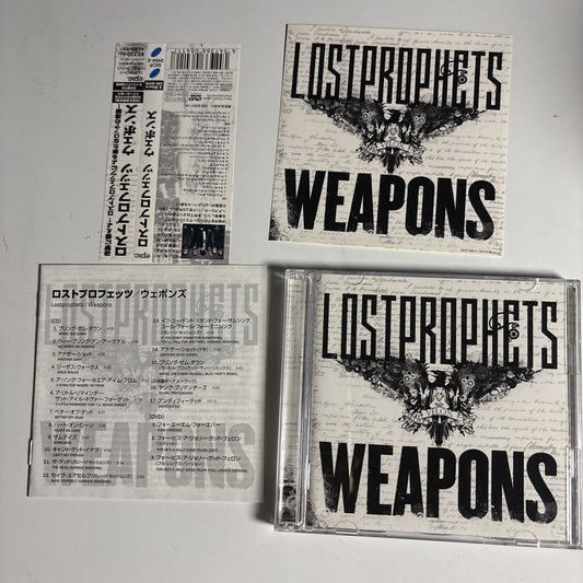 Lostprophets – Weapons (2012, CD + DVD) sicp-3454-5 Japan obi, sticker, DVD
