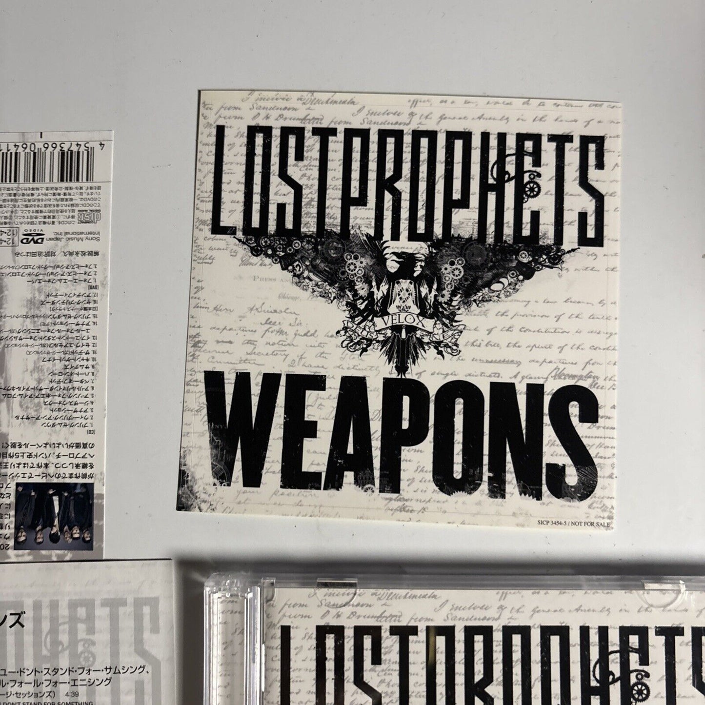 Lostprophets – Weapons (2012, CD + DVD) sicp-3454-5 Japan obi, sticker, DVD