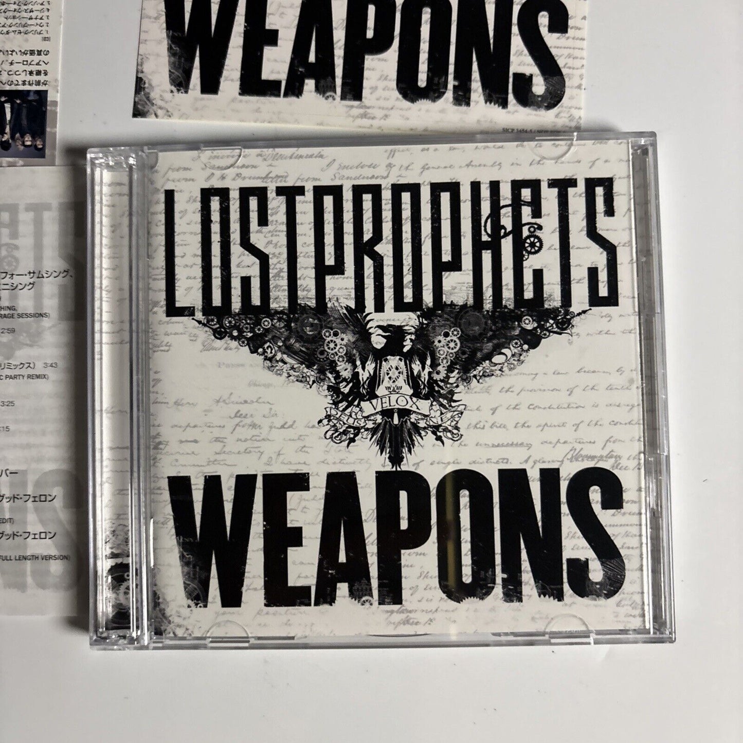 Lostprophets – Weapons (2012, CD + DVD) sicp-3454-5 Japan obi, sticker, DVD