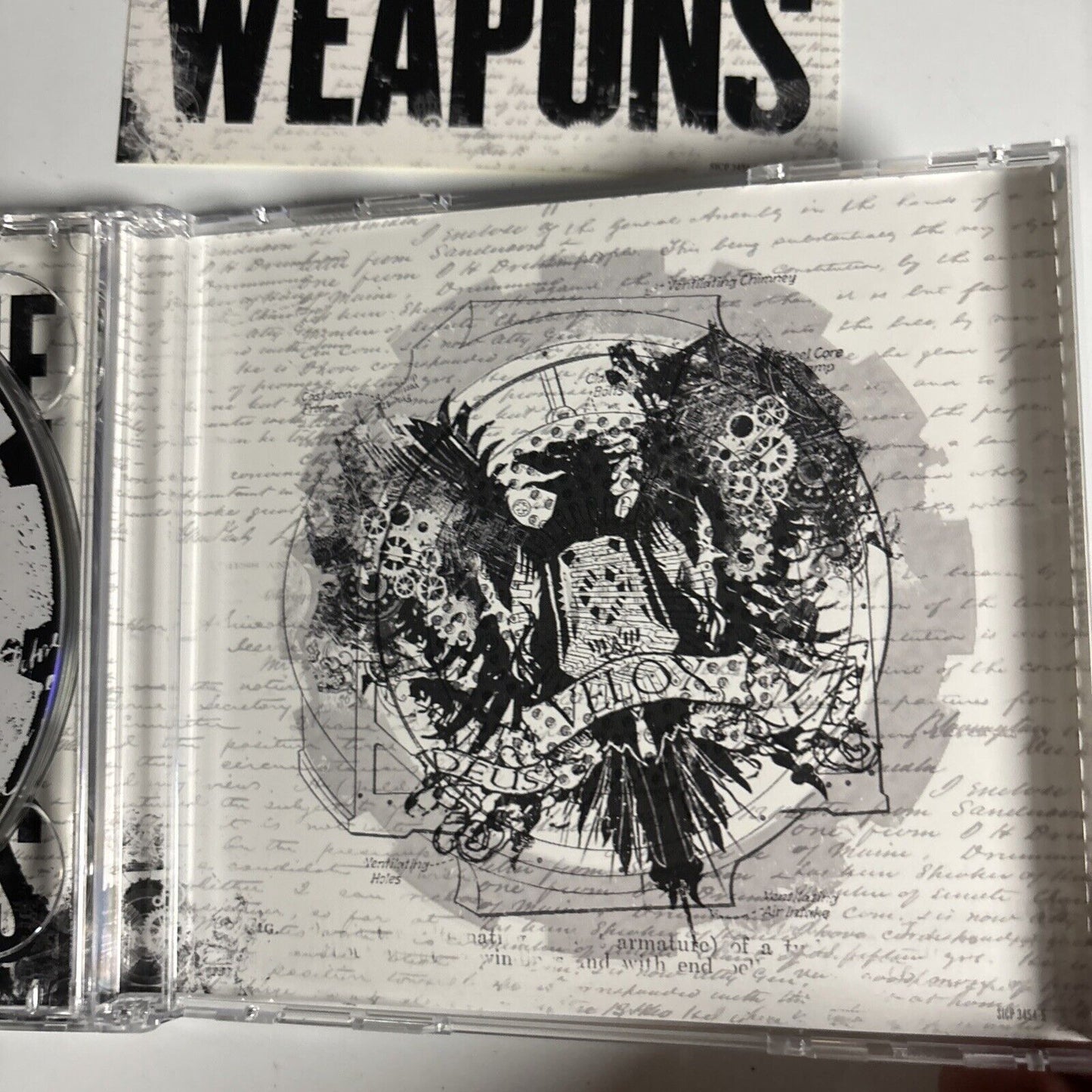 Lostprophets – Weapons (2012, CD + DVD) sicp-3454-5 Japan obi, sticker, DVD