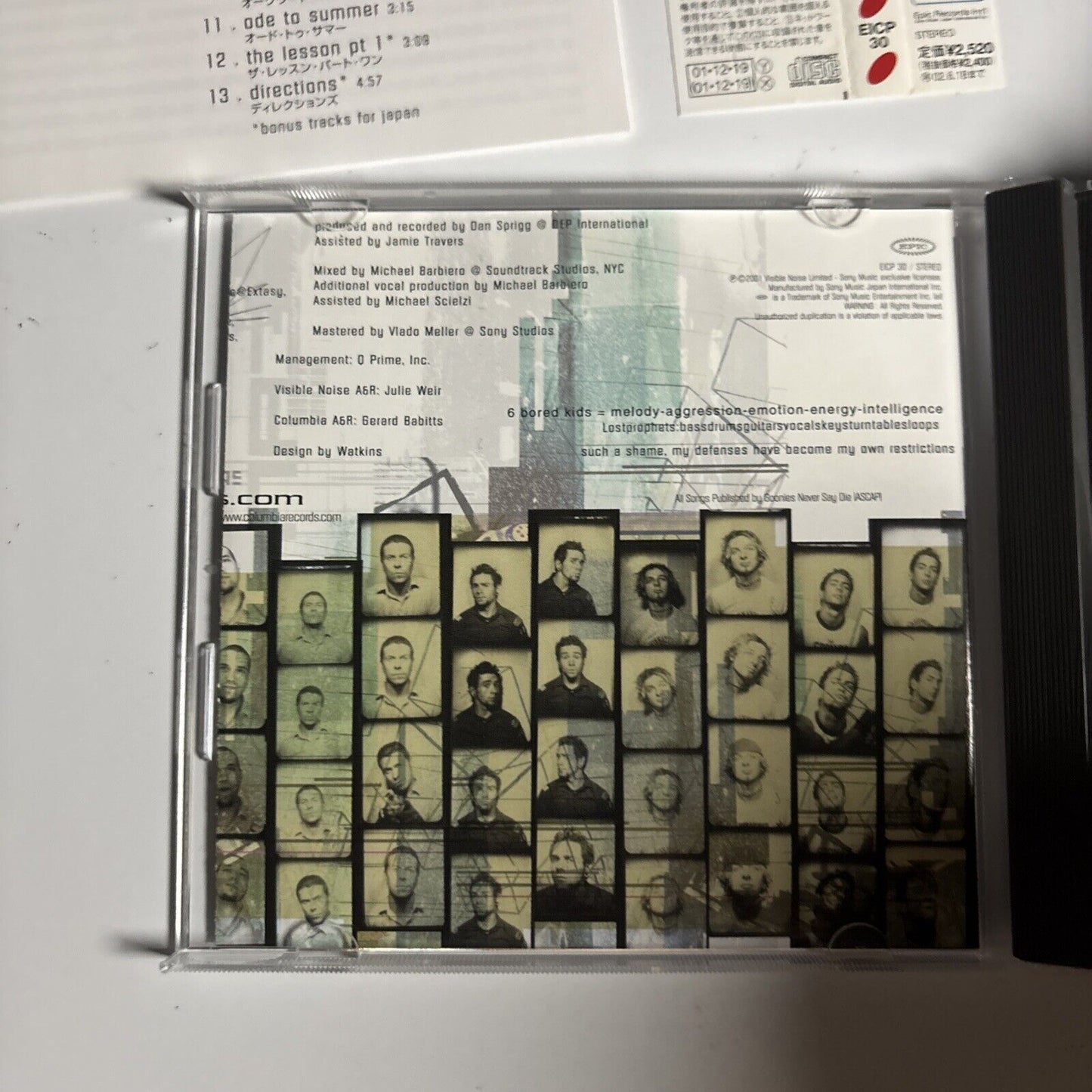 Lostprophets – The Fake Sound Of Progress (CD, 2001) eicp-30 obi Japan Bonus