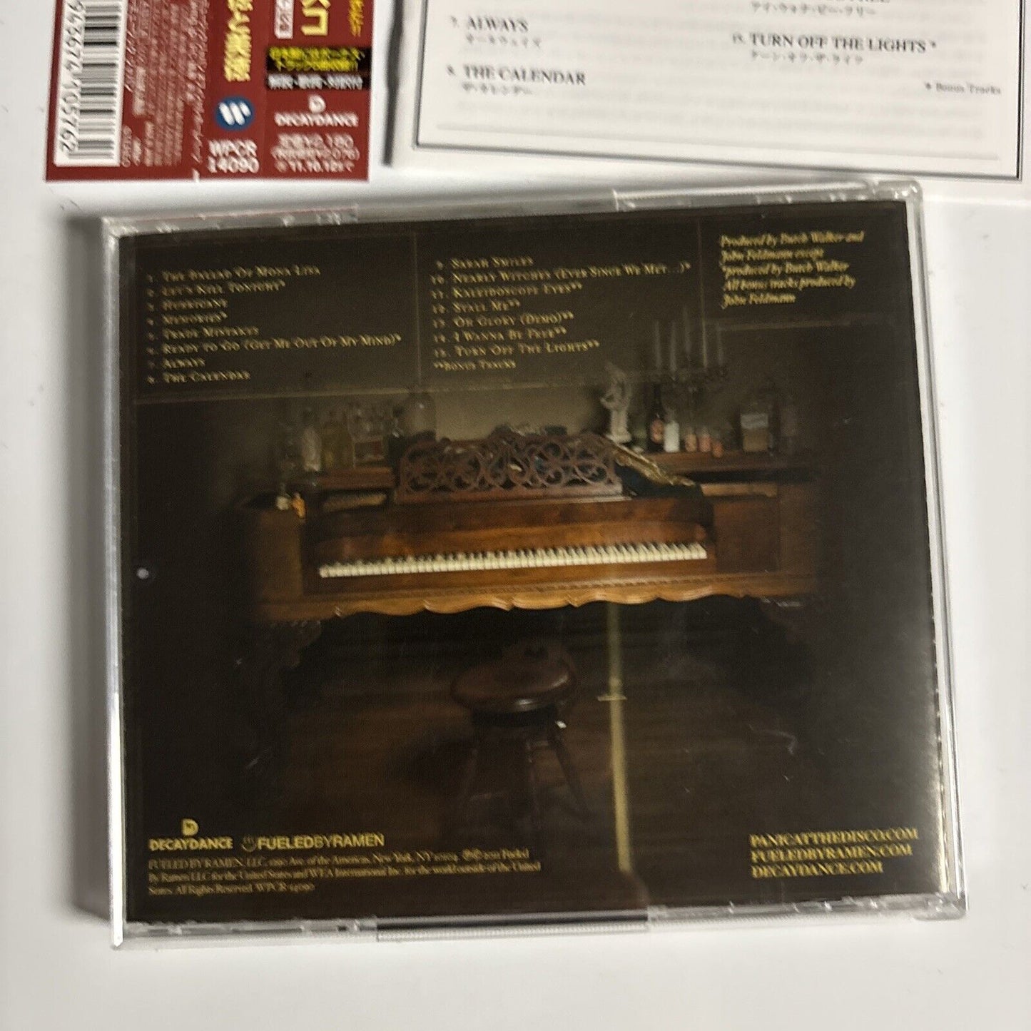 Panic! At The Disco – Vices & Virtues (CD 2011) wpcr-14090 obi Japan Bonus Track