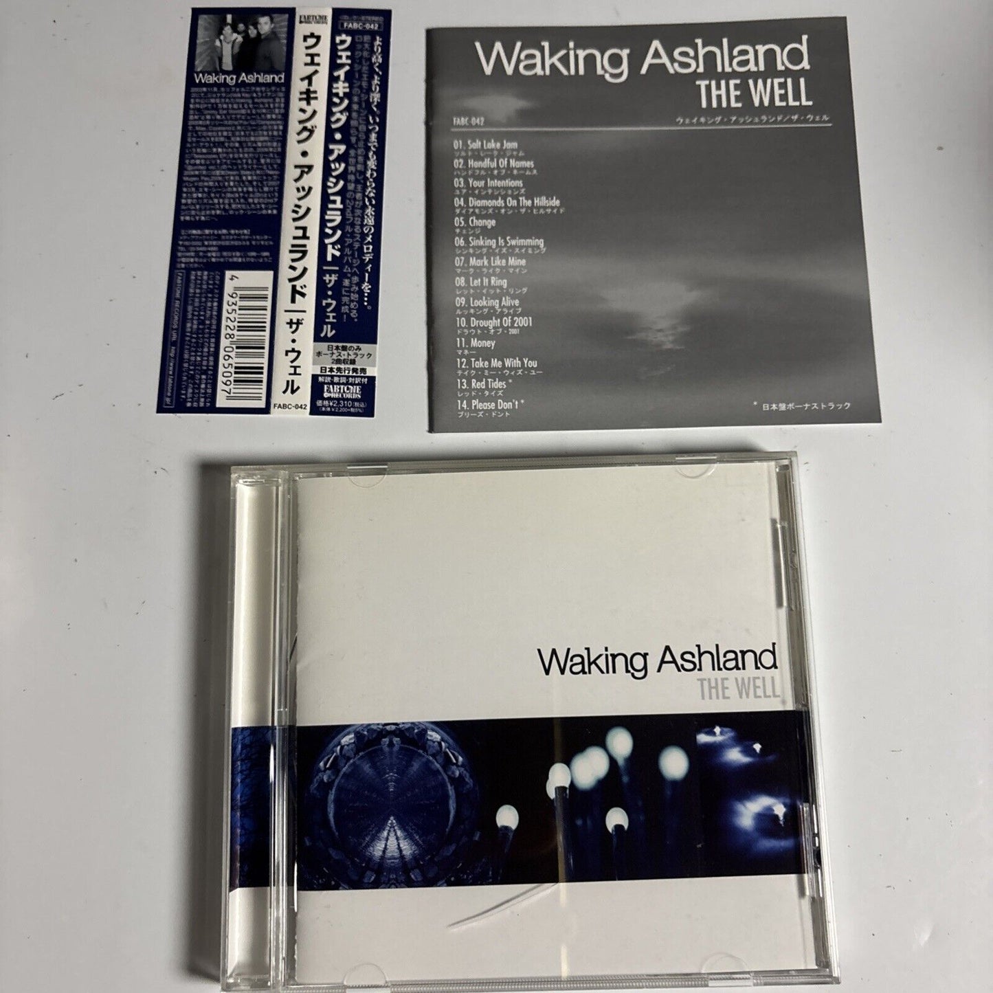 Waking Ashland – The Well (CD, 2007) face-042 obi, Japan Bonus Track