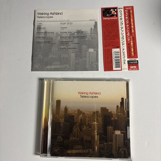 Waking Ashland – Telescopes (CD, 2006) fabc-018 obi, Japan Bonus Track
