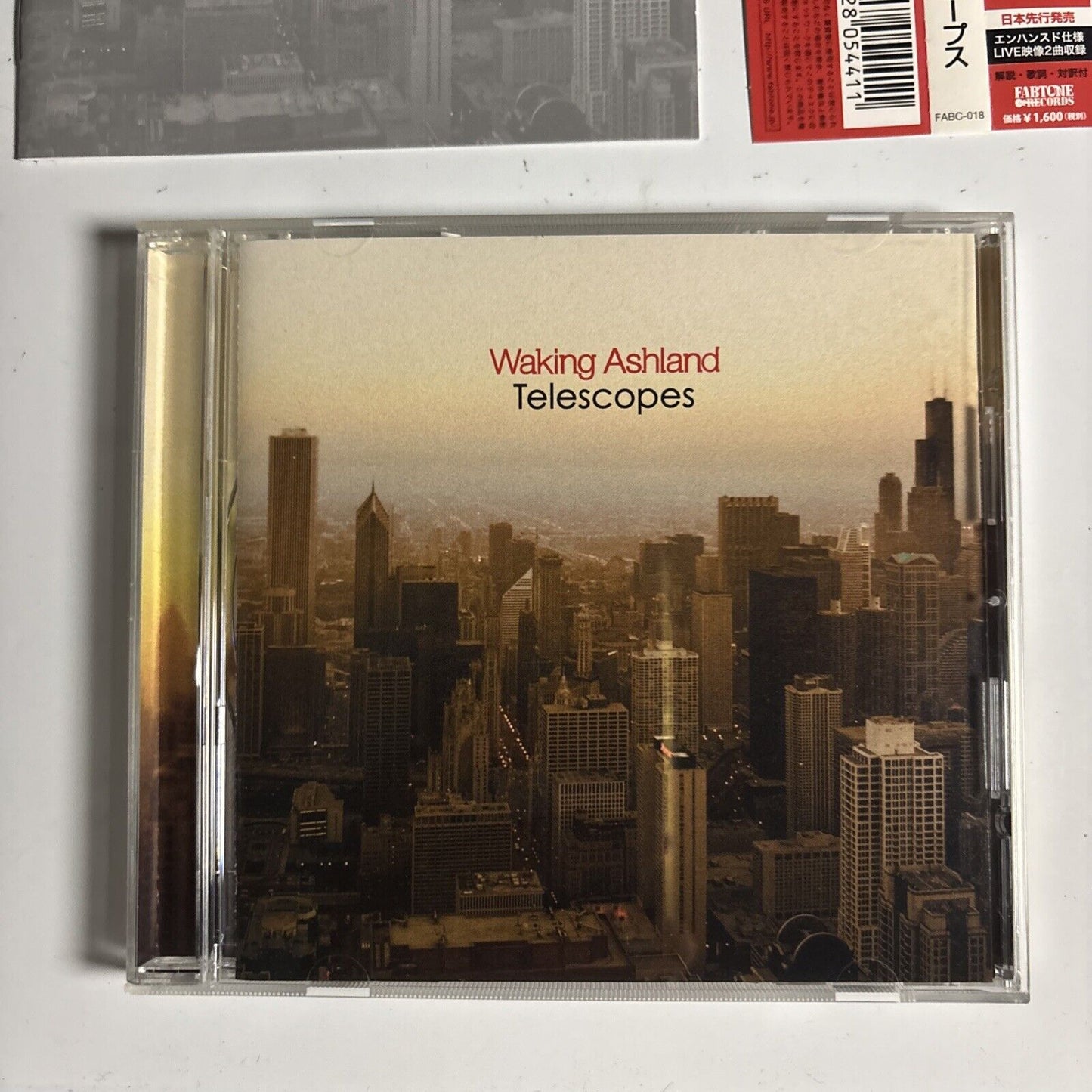 Waking Ashland – Telescopes (CD, 2006) fabc-018 obi, Japan Bonus Track