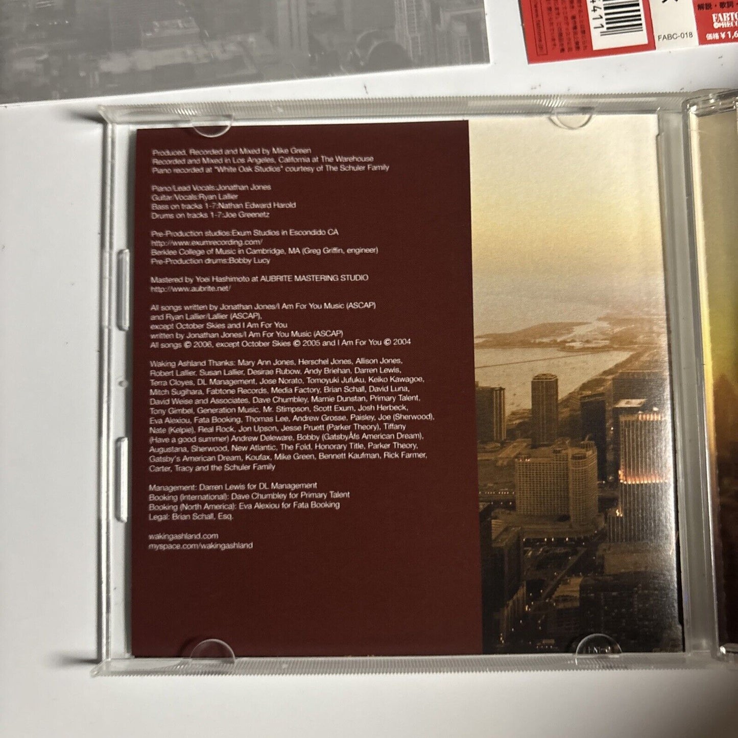 Waking Ashland – Telescopes (CD, 2006) fabc-018 obi, Japan Bonus Track