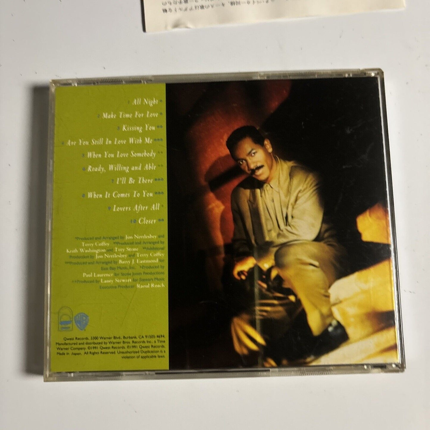 Keith Washington – Make Time For Love (CD, 1991) wpcp-4339 Japan