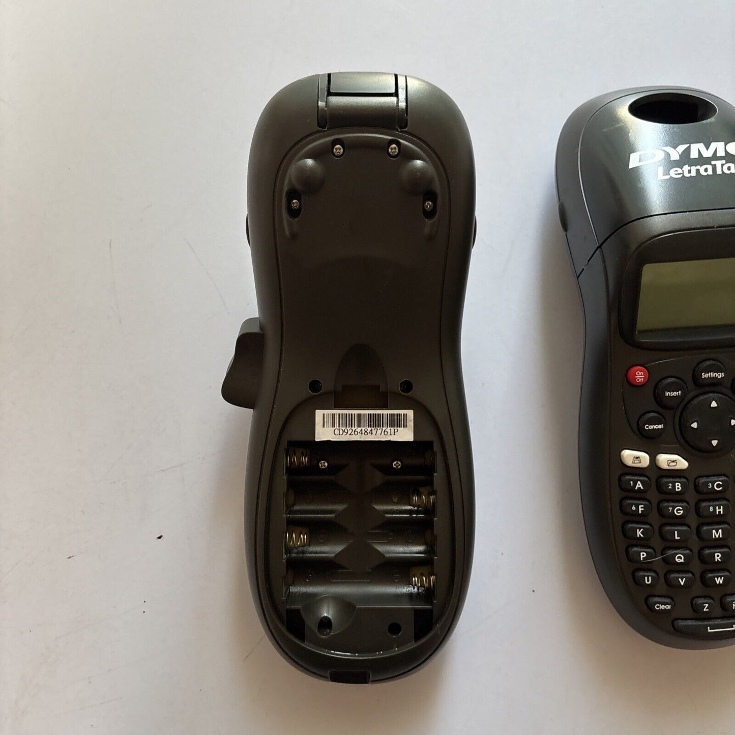 2x Dymo Letratag Label Printer LT-100H *One Is Missing Battery Lid*
