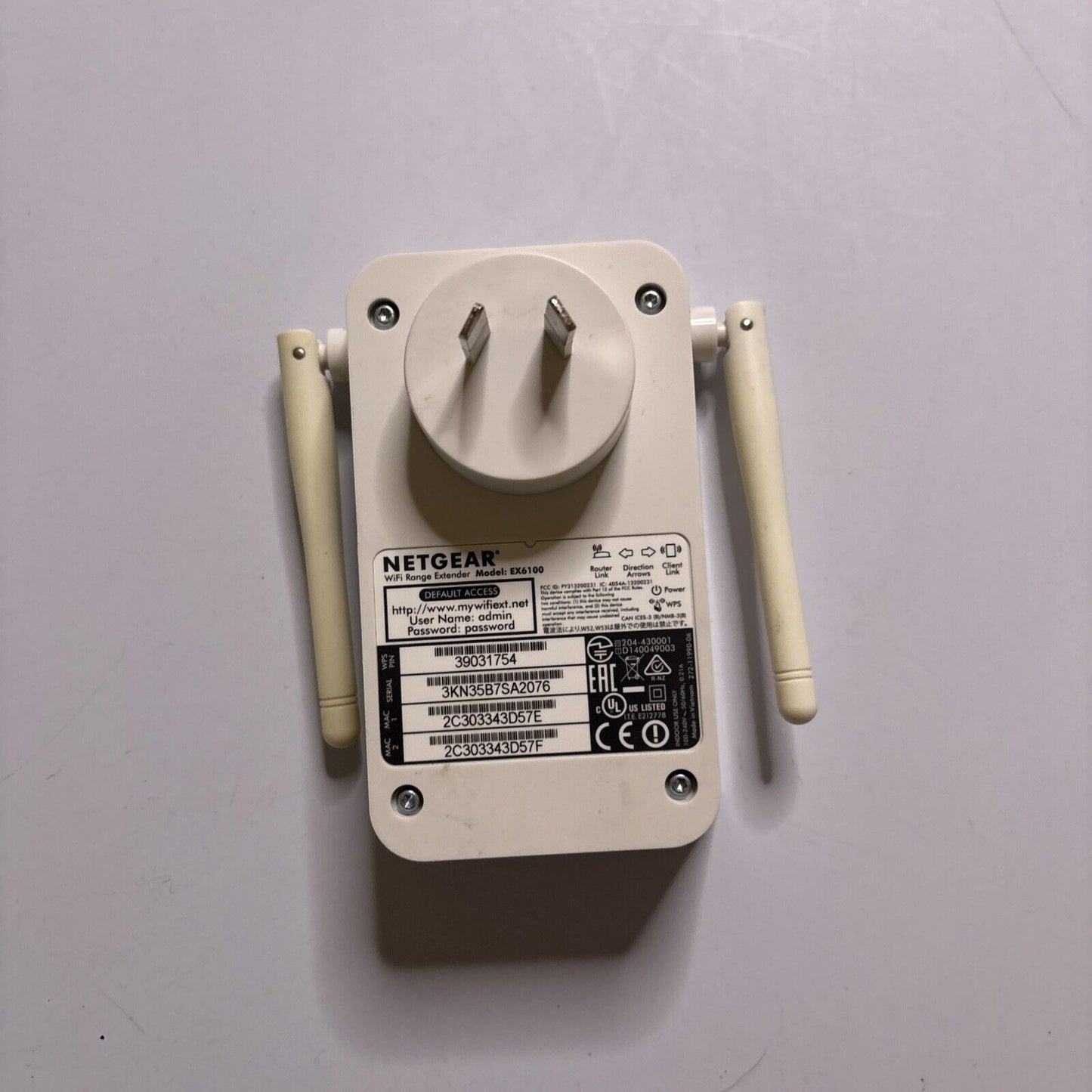 Netgear Wifi Range Extender EX6100
