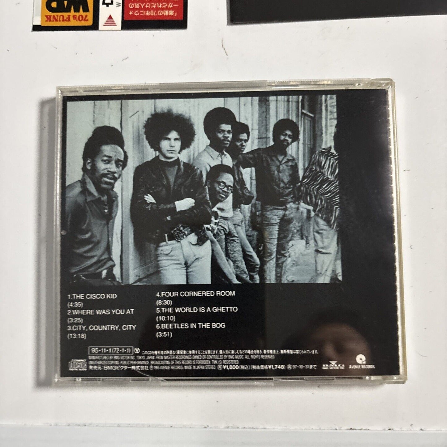 War – The World Is A Ghetto (CD, 1995) bvcp-7411  Japan obi