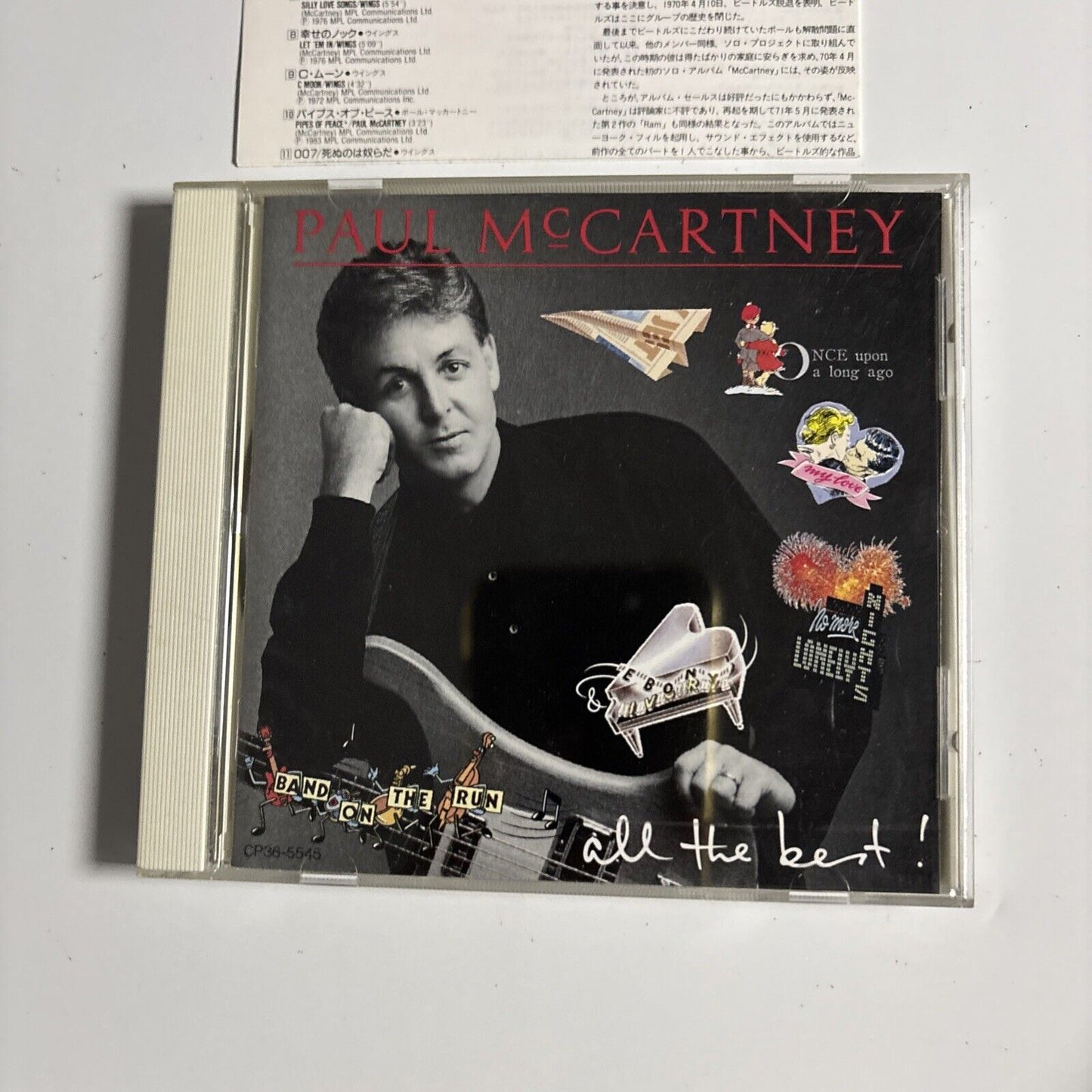 Paul McCartney – All The Best! (CD, 1989) cp36-5545 Japan