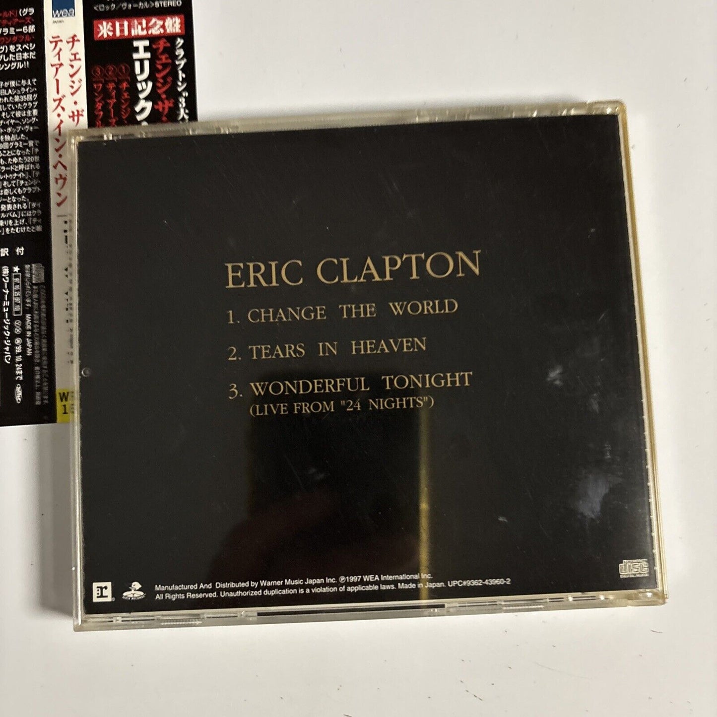 Eric Clapton – Change The World (CD, 1997) wpcr-1684 Japan obi