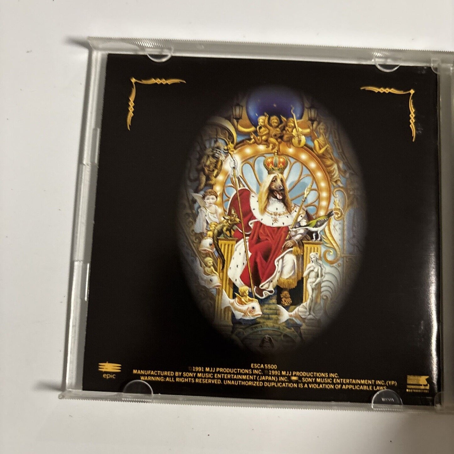 Michael Jackson – Dangerous (CD, 1991) esca-5500  Japan