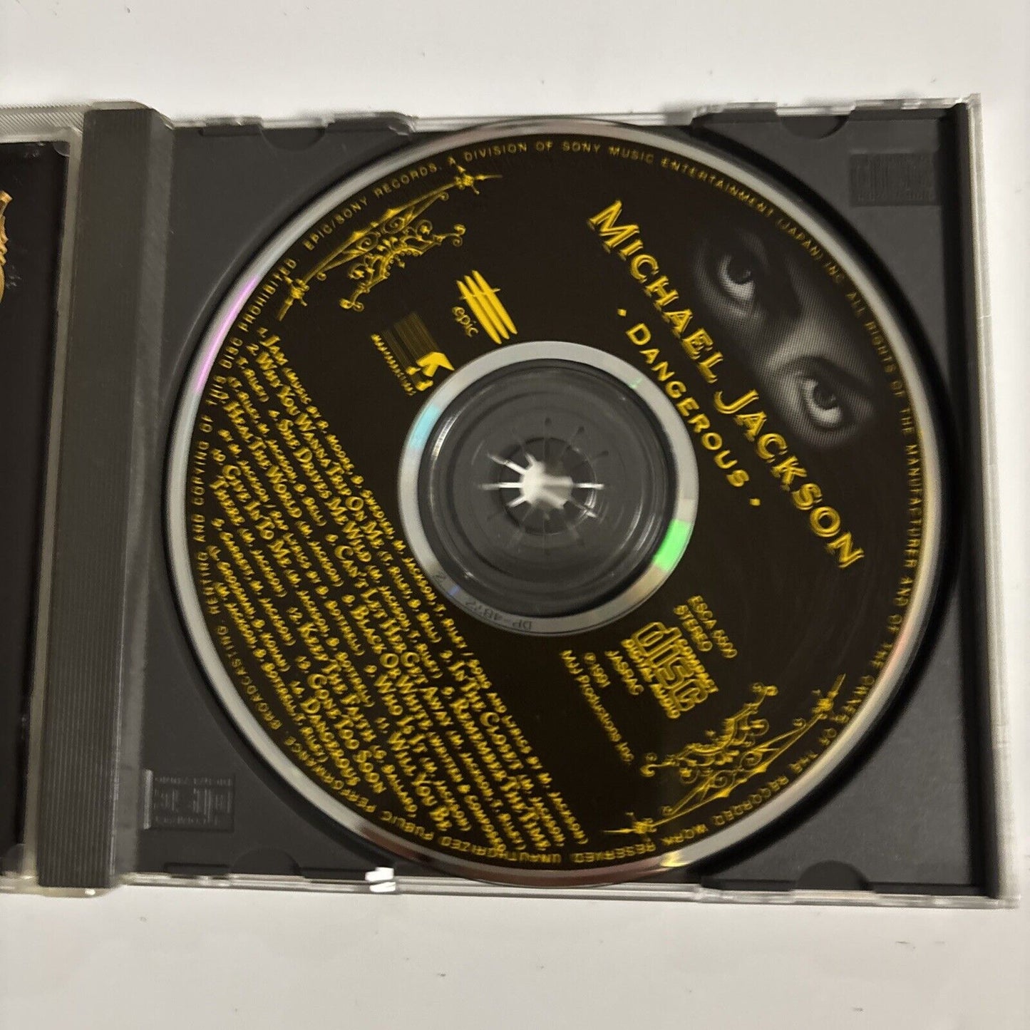 Michael Jackson – Dangerous (CD, 1991) esca-5500  Japan