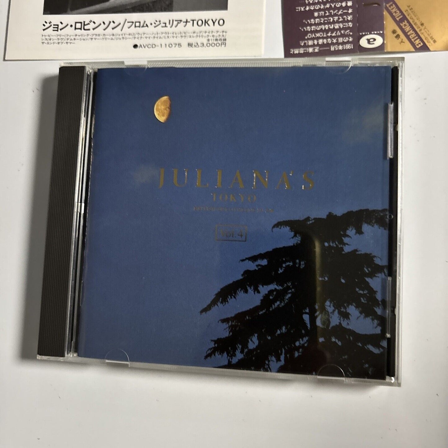 Juliana's Tokyo Vol. 4 ● Trance Rave Party (CD, 1993) avcd-11101 Japan obi