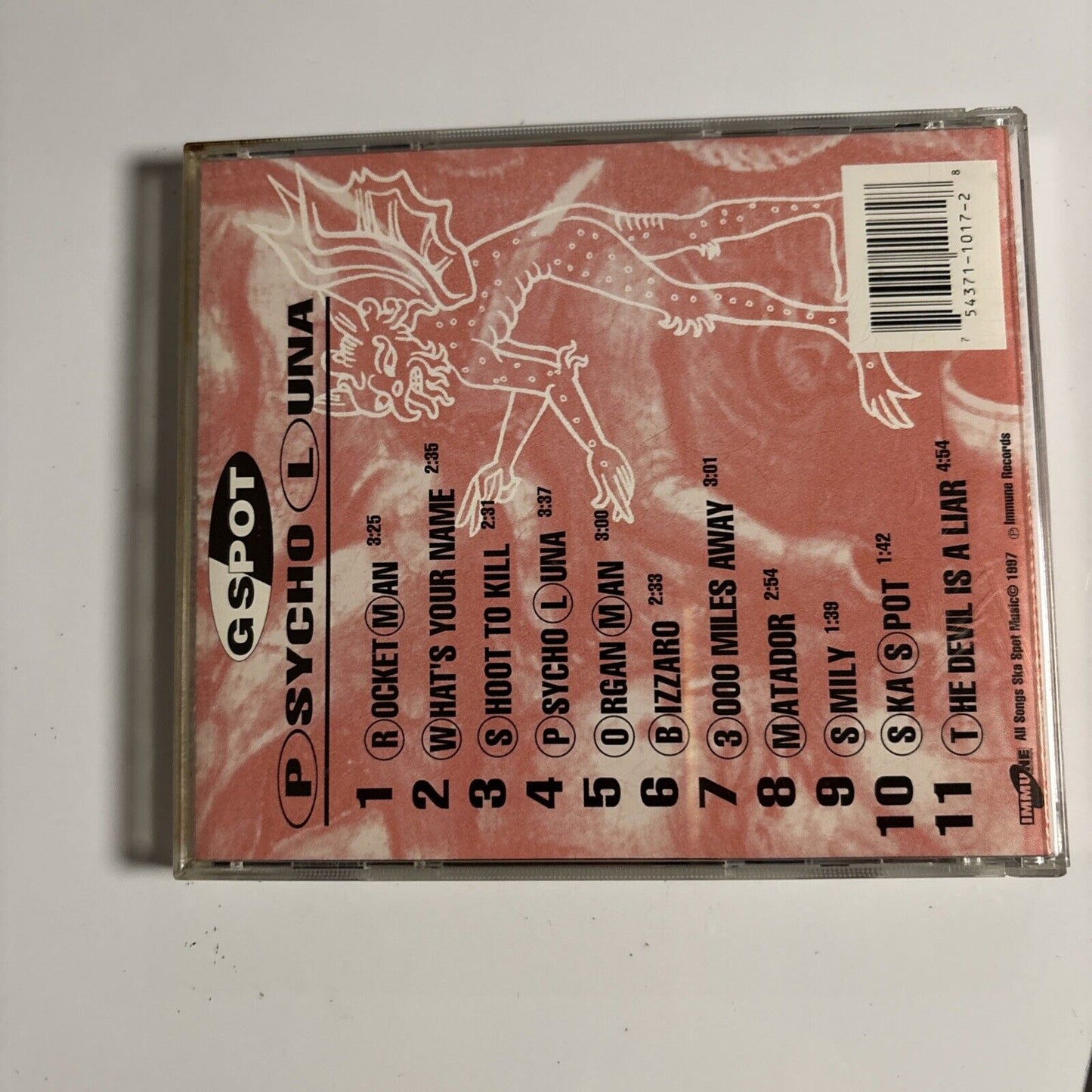 G-Spot – Psycho Luna (CD, 1997) IMM 1017
