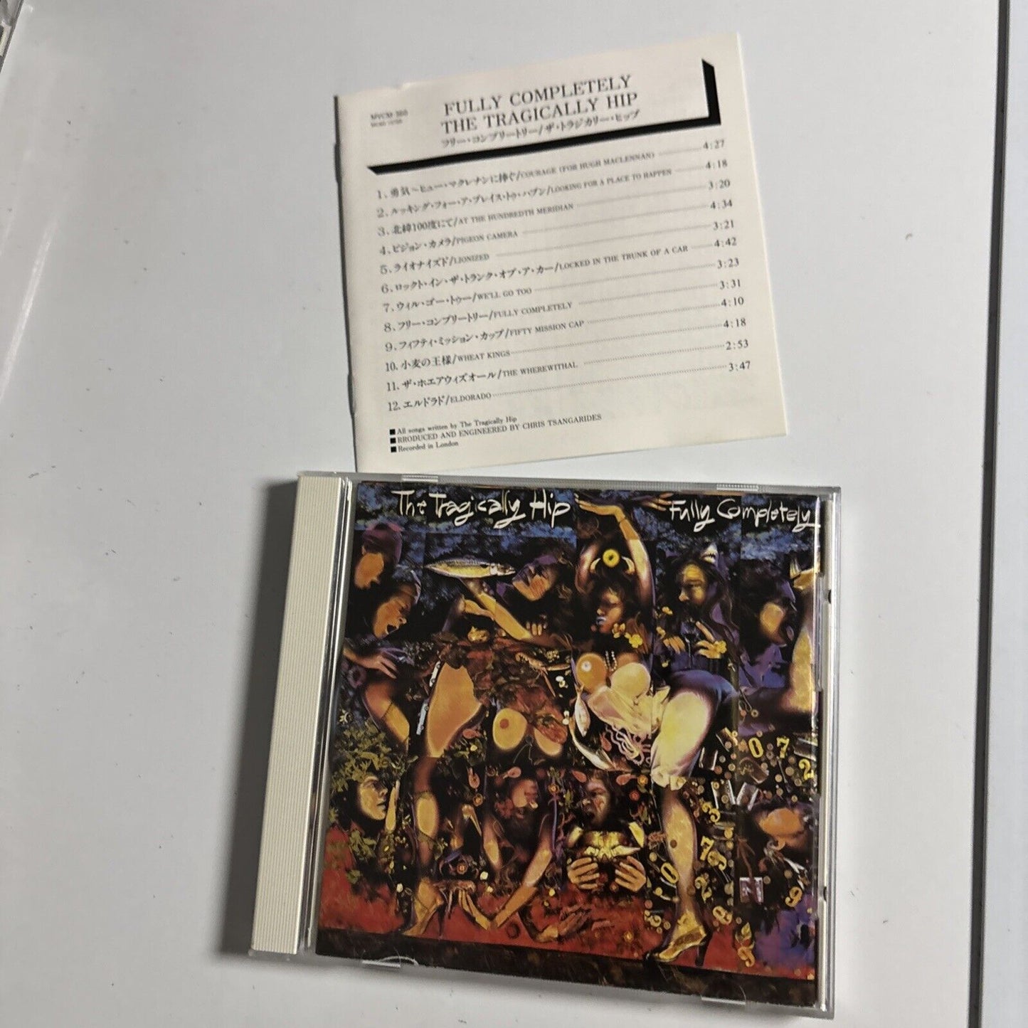 The Tragically Hip – Fully Completely (CD, 1992) mvcm-360 Japan